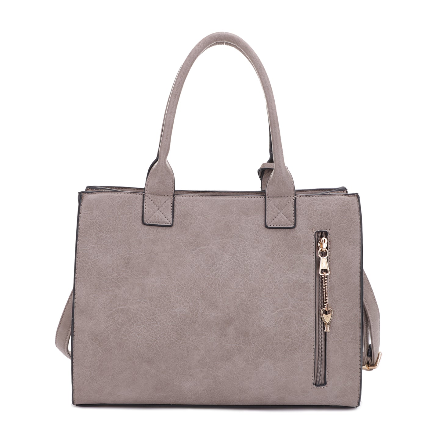 Kate Concealed Carry Lock and Key Satchel with Coin Pouch