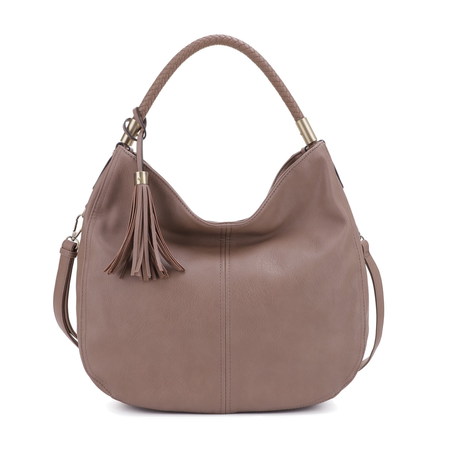 Sienna Concealed Carry Lock and Key Tassel Hobo Shoulder Bag