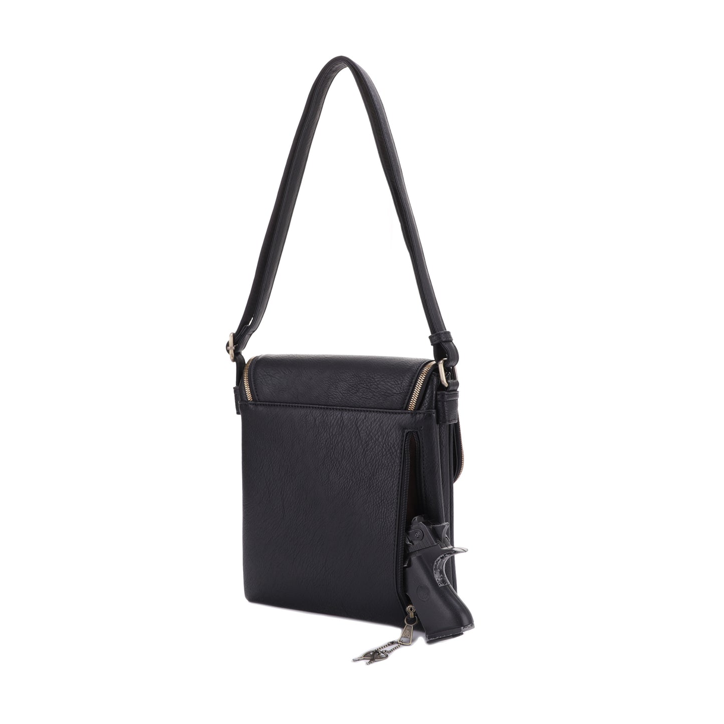 Ella Concealed Carry Lock and Key Crossbody