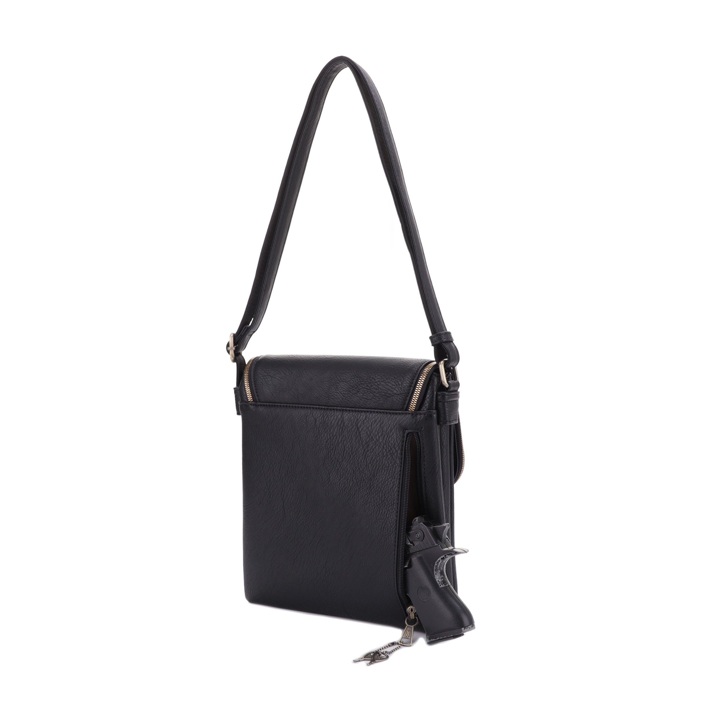 Ella Concealed Carry Lock and Key Crossbody