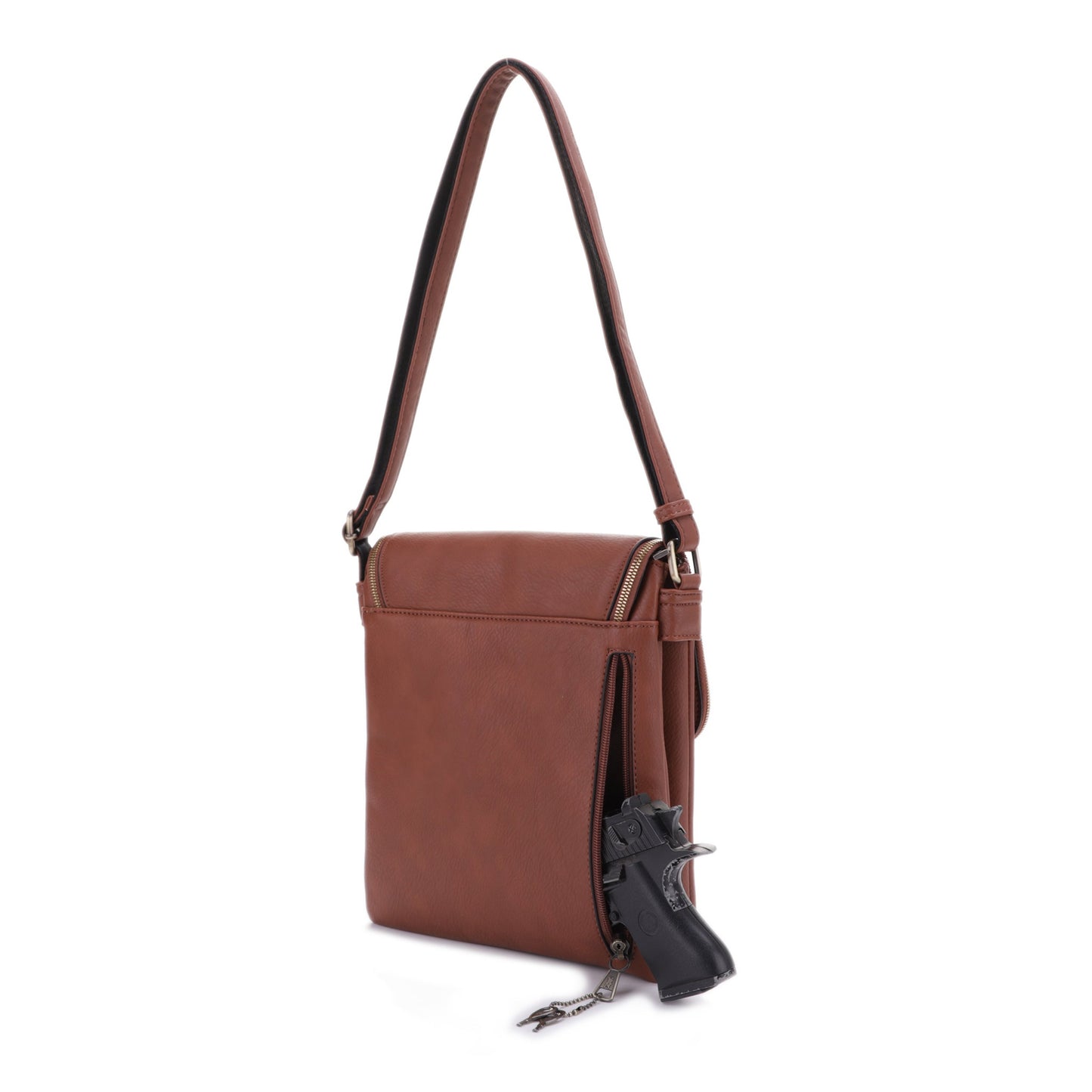Ella Concealed Carry Lock and Key Crossbody