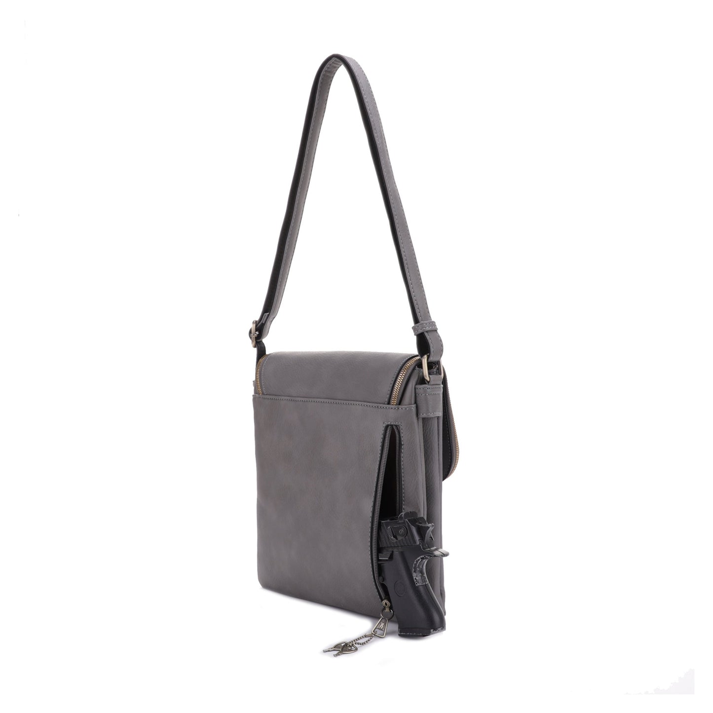Ella Concealed Carry Lock and Key Crossbody
