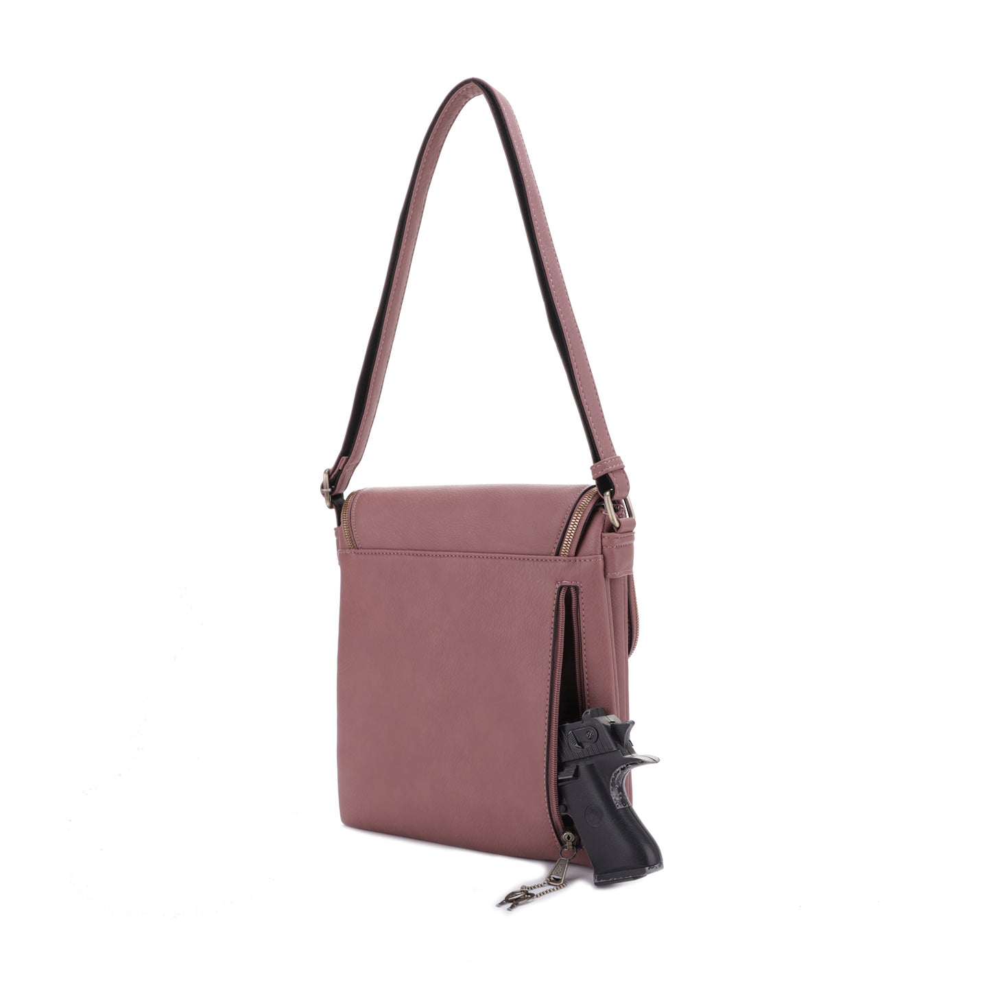 Ella Concealed Carry Lock and Key Crossbody