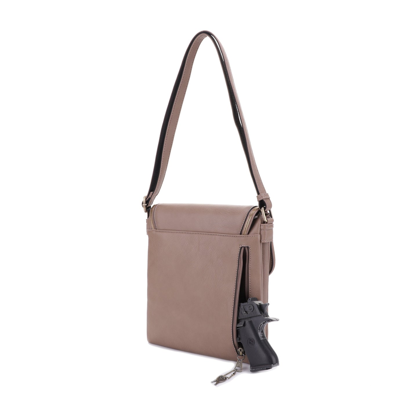 Ella Concealed Carry Lock and Key Crossbody