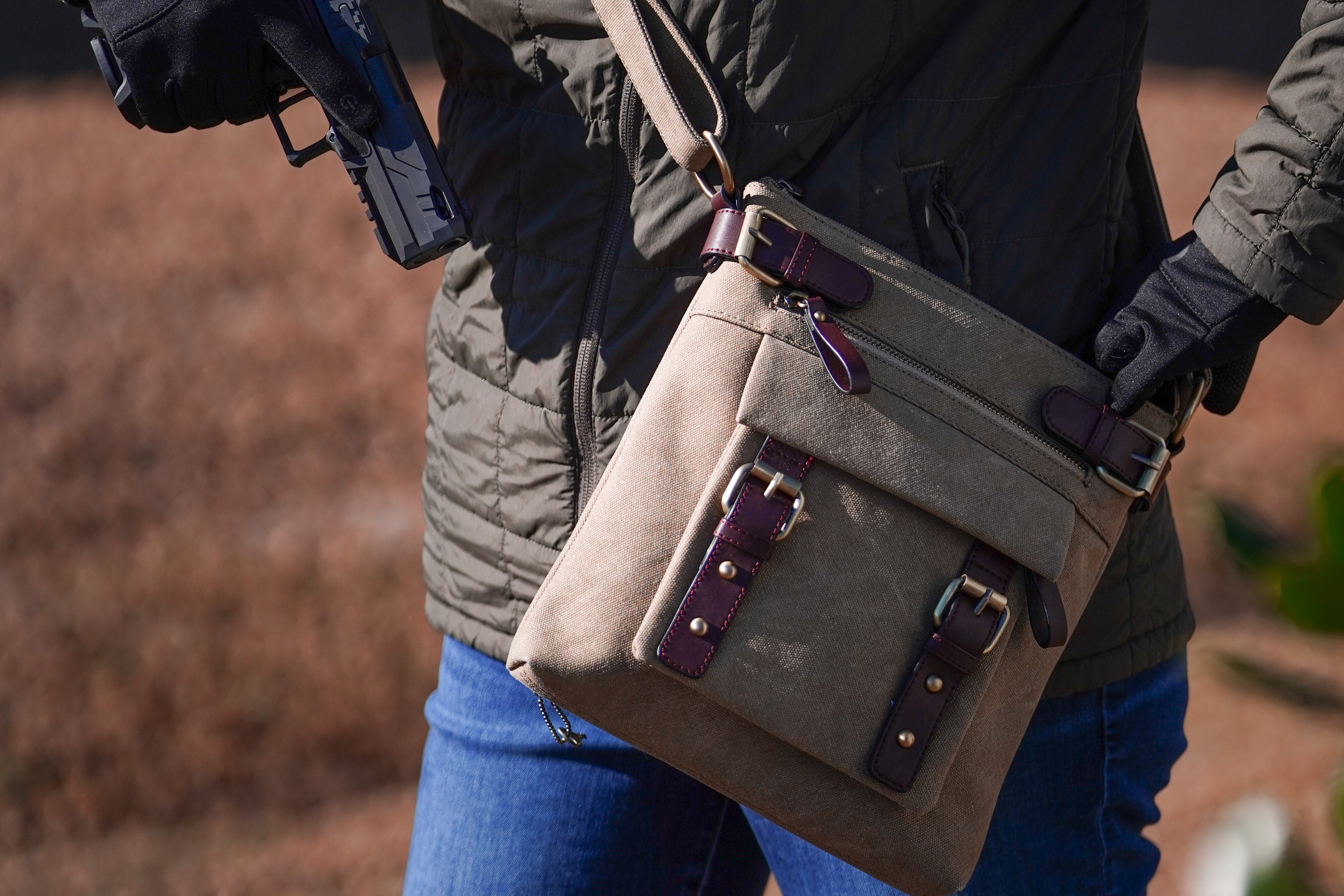 Bailey Concealed Carry Canvas Crossbody