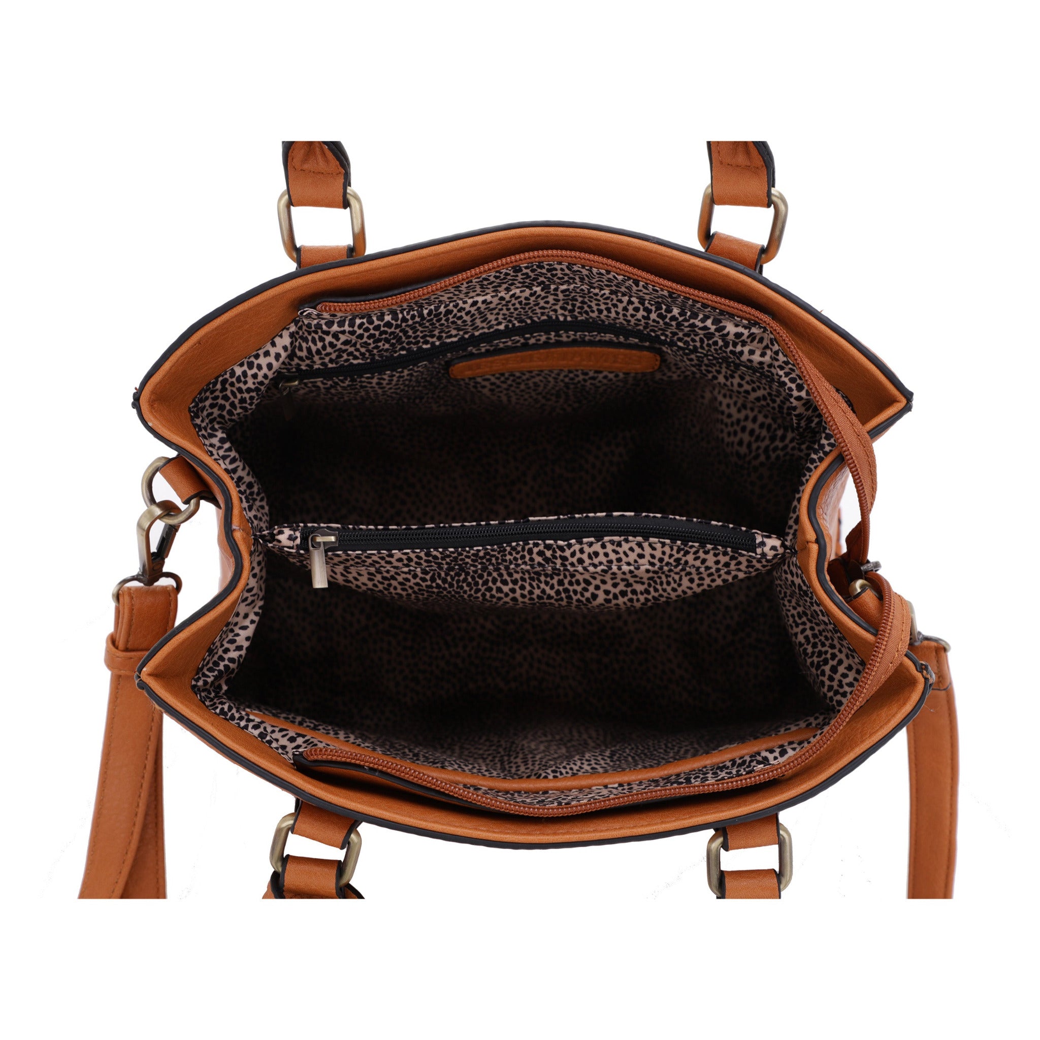 Lioness Concealed Carry Satchel Bag with Tassel
