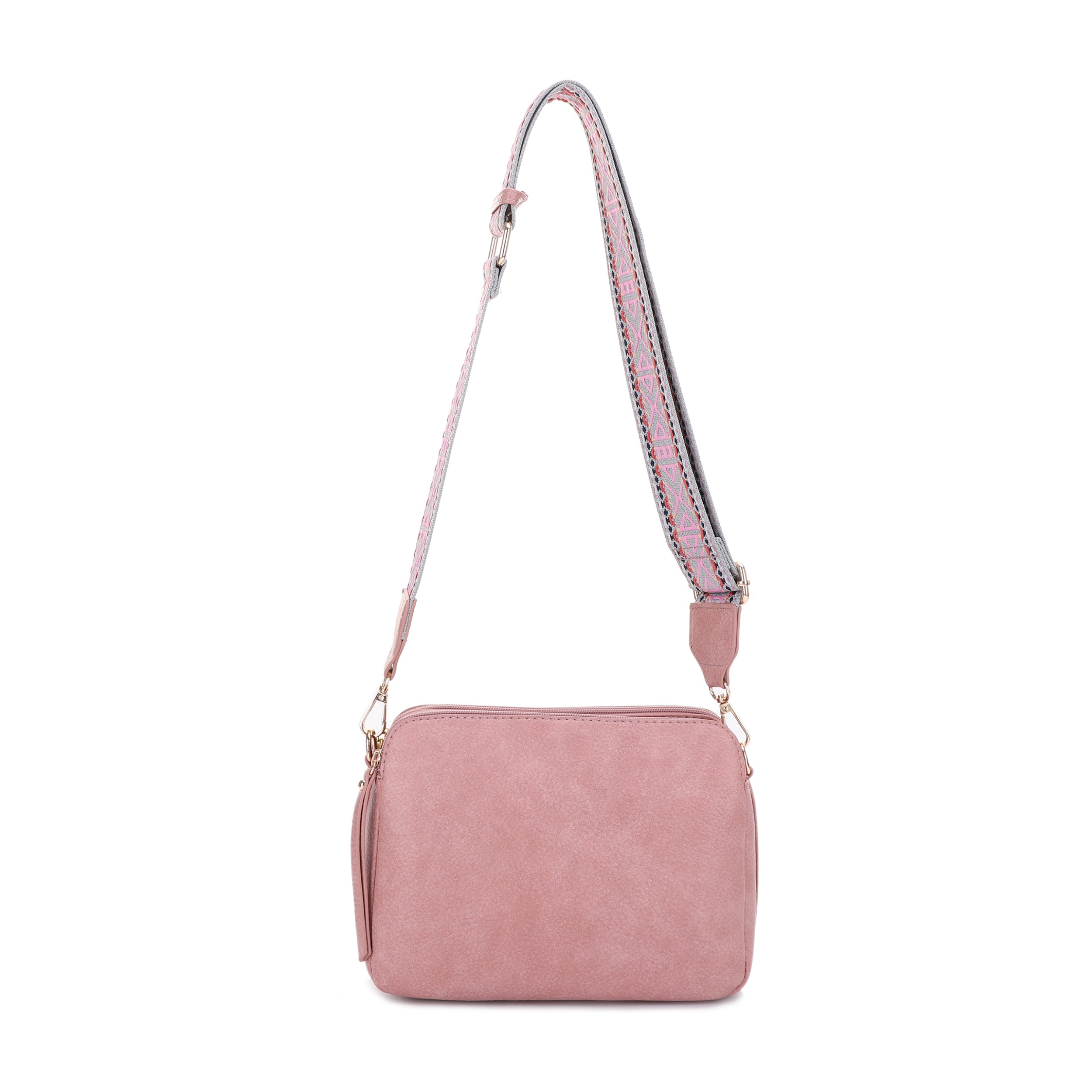 Rebecca Triple Compartment Lock and Key Concealed Carry Crossbody