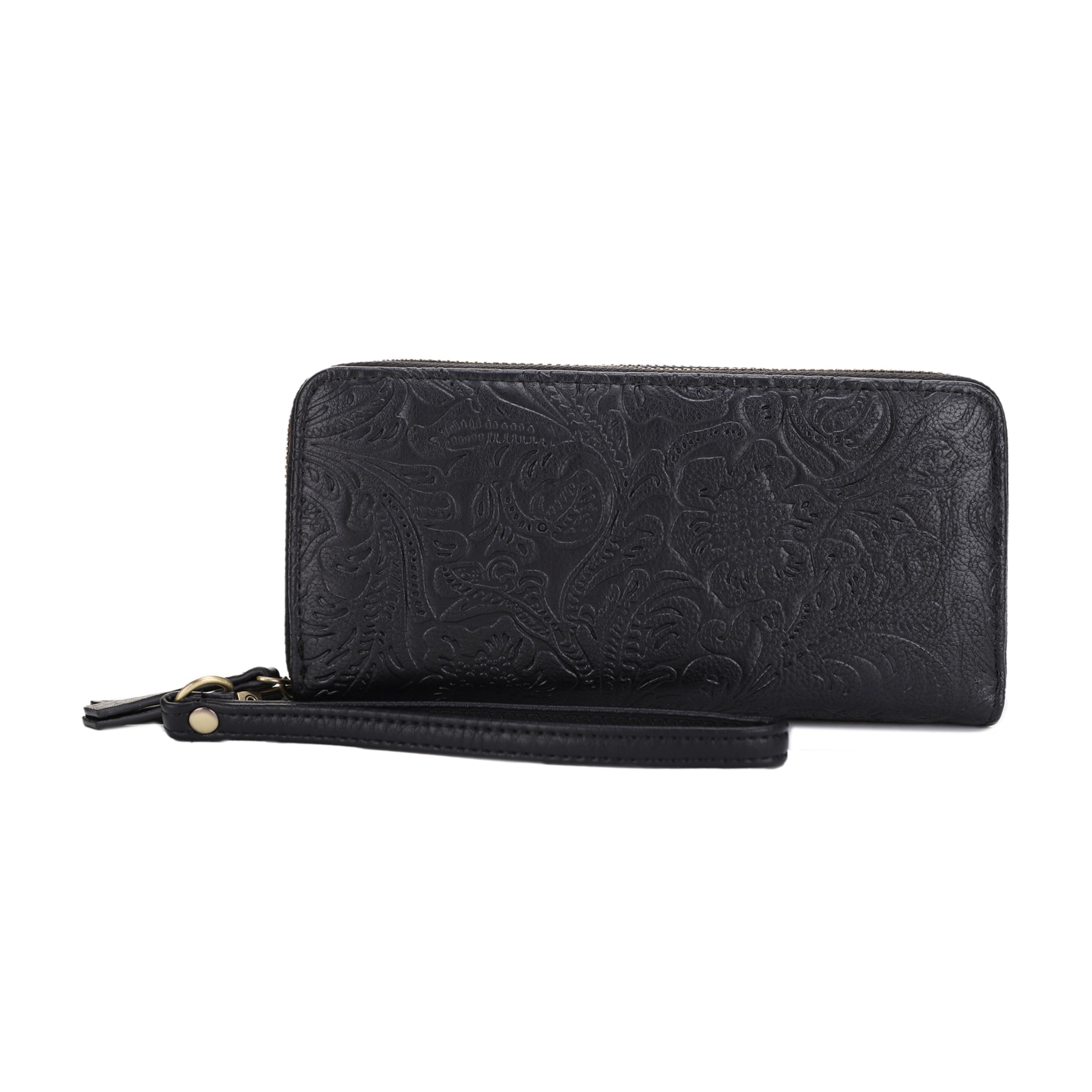 Cassidy Concealed Carry Tooled Tote Bag with Matching Wallet