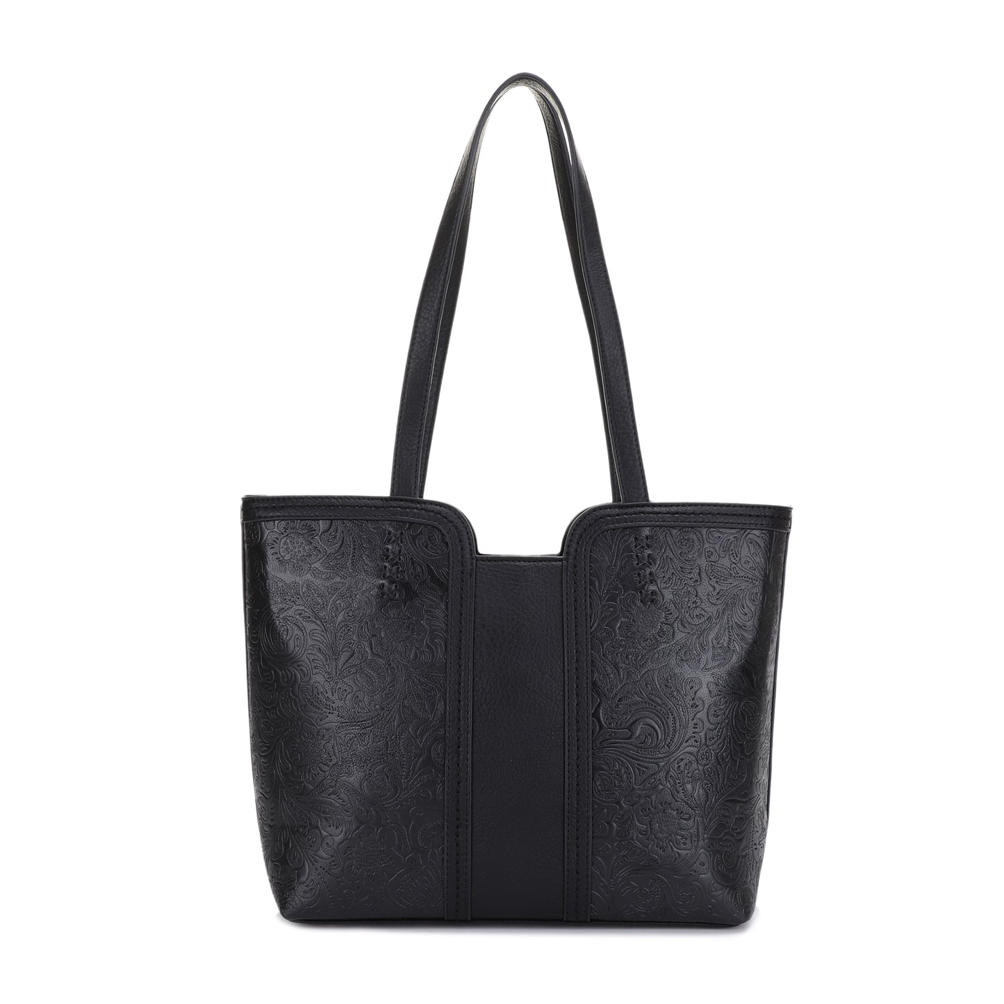 Cassidy Concealed Carry Tooled Tote Bag with Matching Wallet