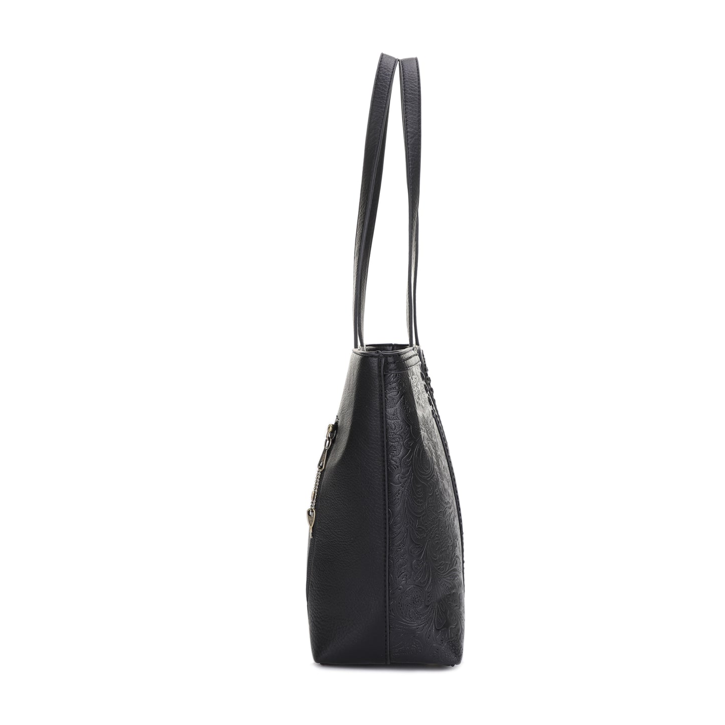 Cassidy Concealed Carry Tooled Tote Bag with Matching Wallet