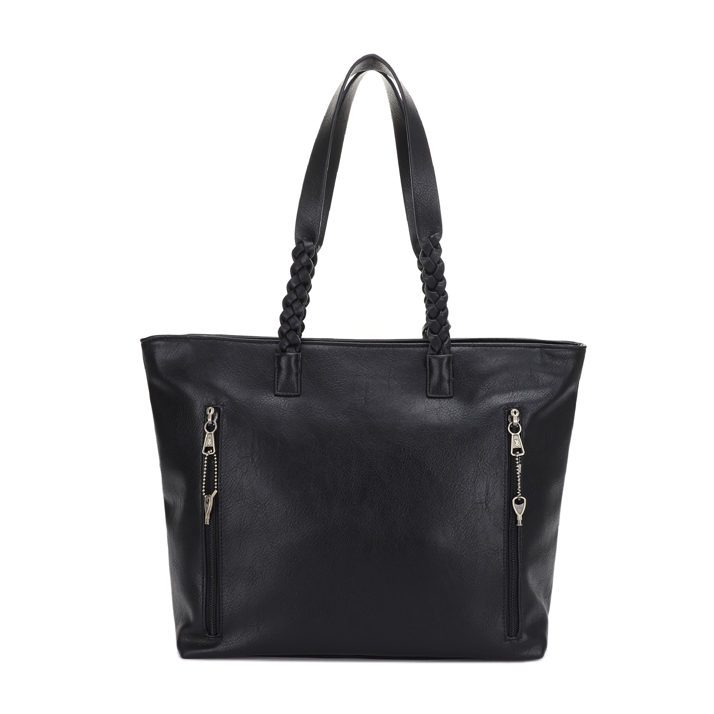 Helena Braided Handle Concealed Carry Tote Bag