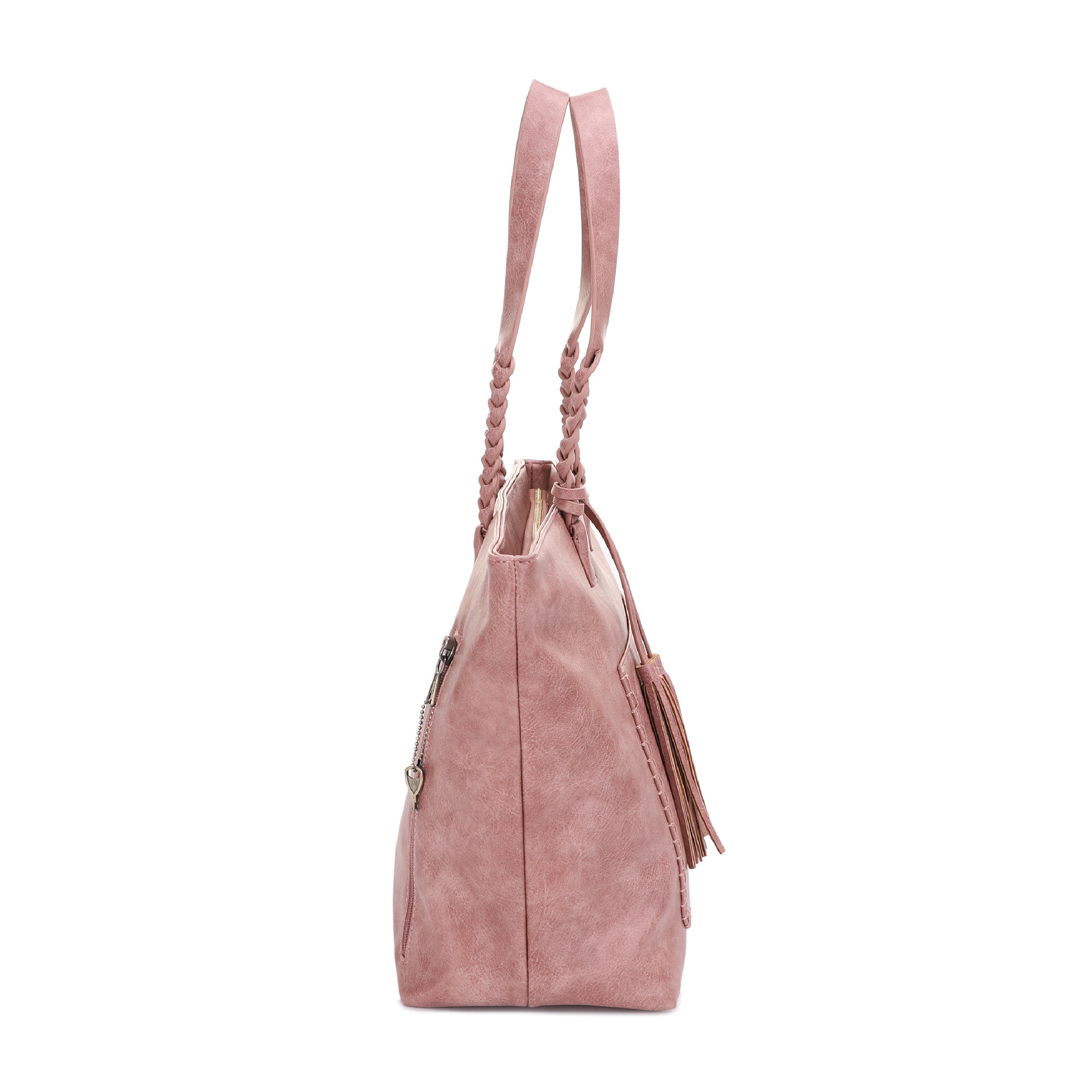 Helena Braided Handle Concealed Carry Tote Bag
