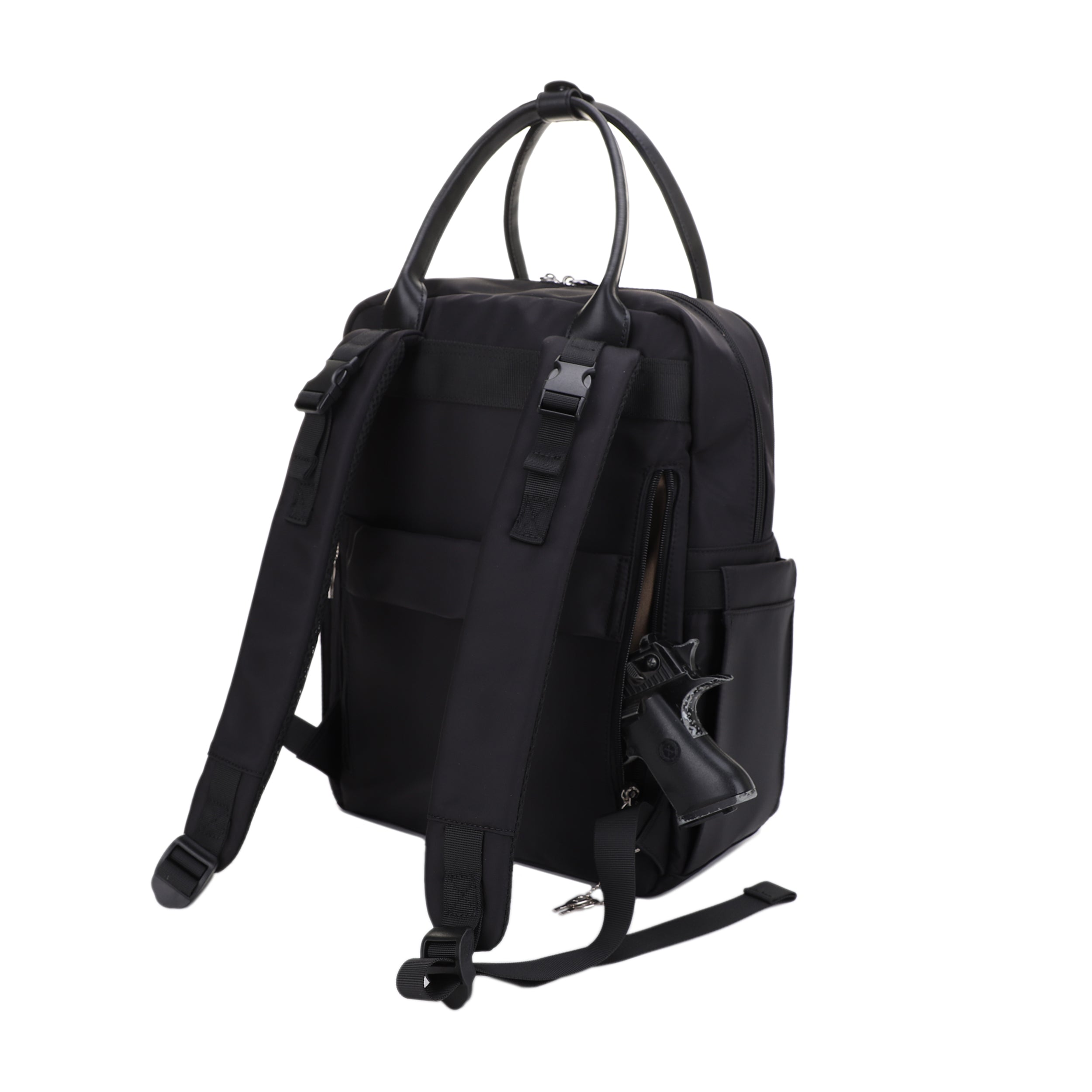 BeBe Nylon Diaper Bag with Concealed Carry Function