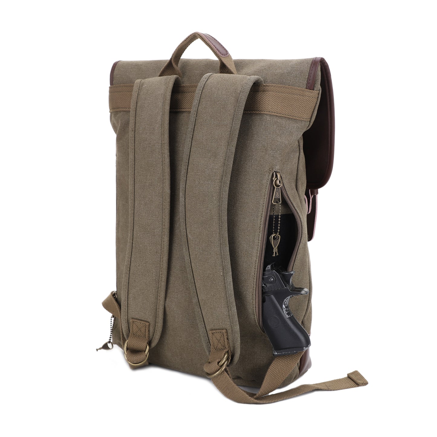 Lassen Unisex Concealed Carry Laptop Backpack