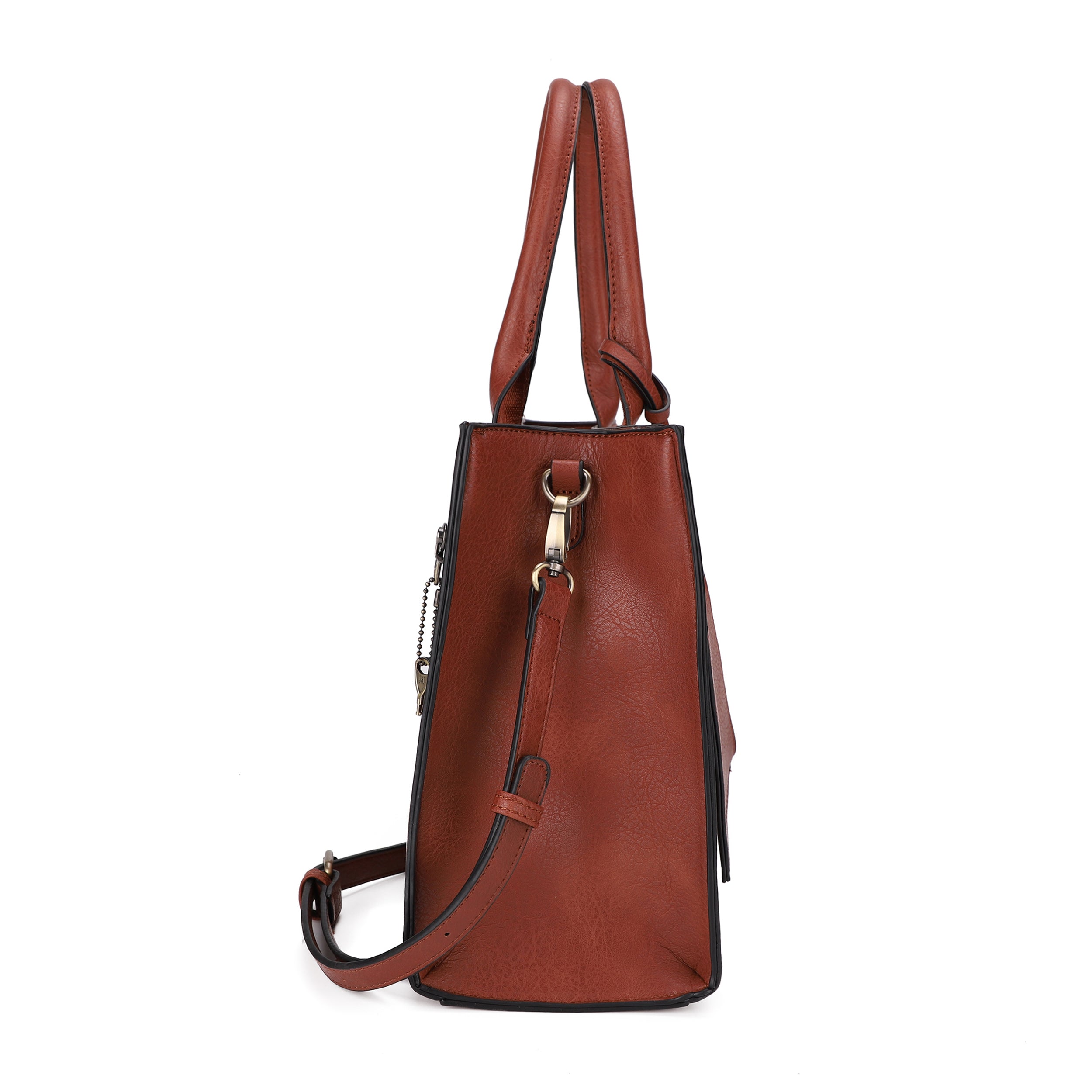 Kate Concealed Carry Lock and Key Satchel with Coin Pouch