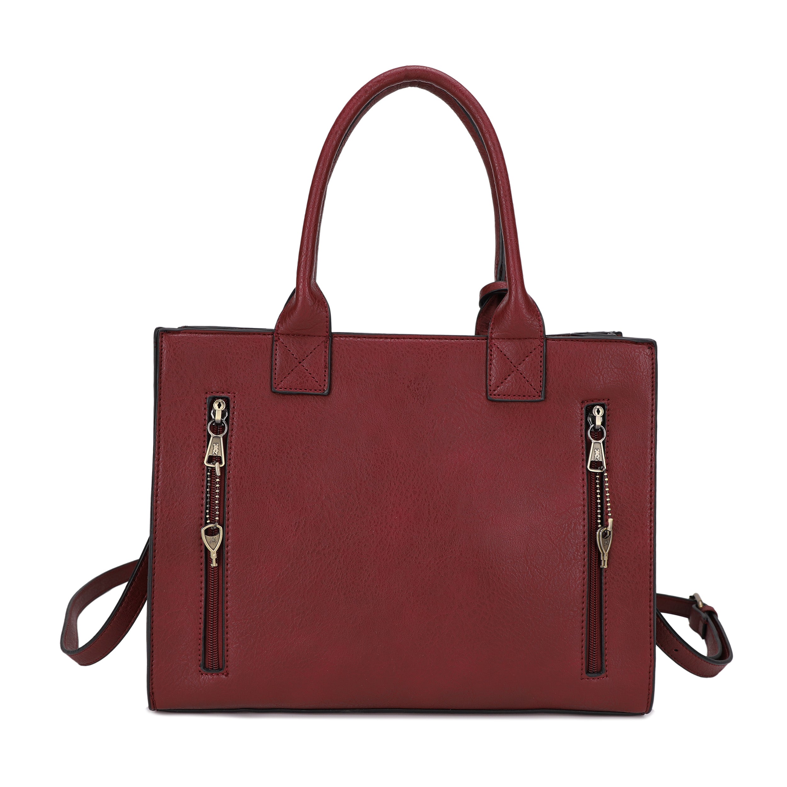 Kate Concealed Carry Lock and Key Satchel with Coin Pouch