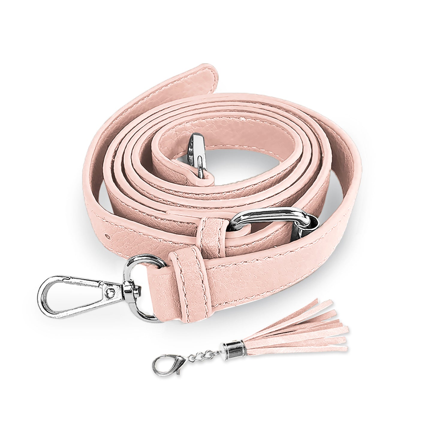 Replacement Shoulder Strap w/ Tassel - Silver Hardware