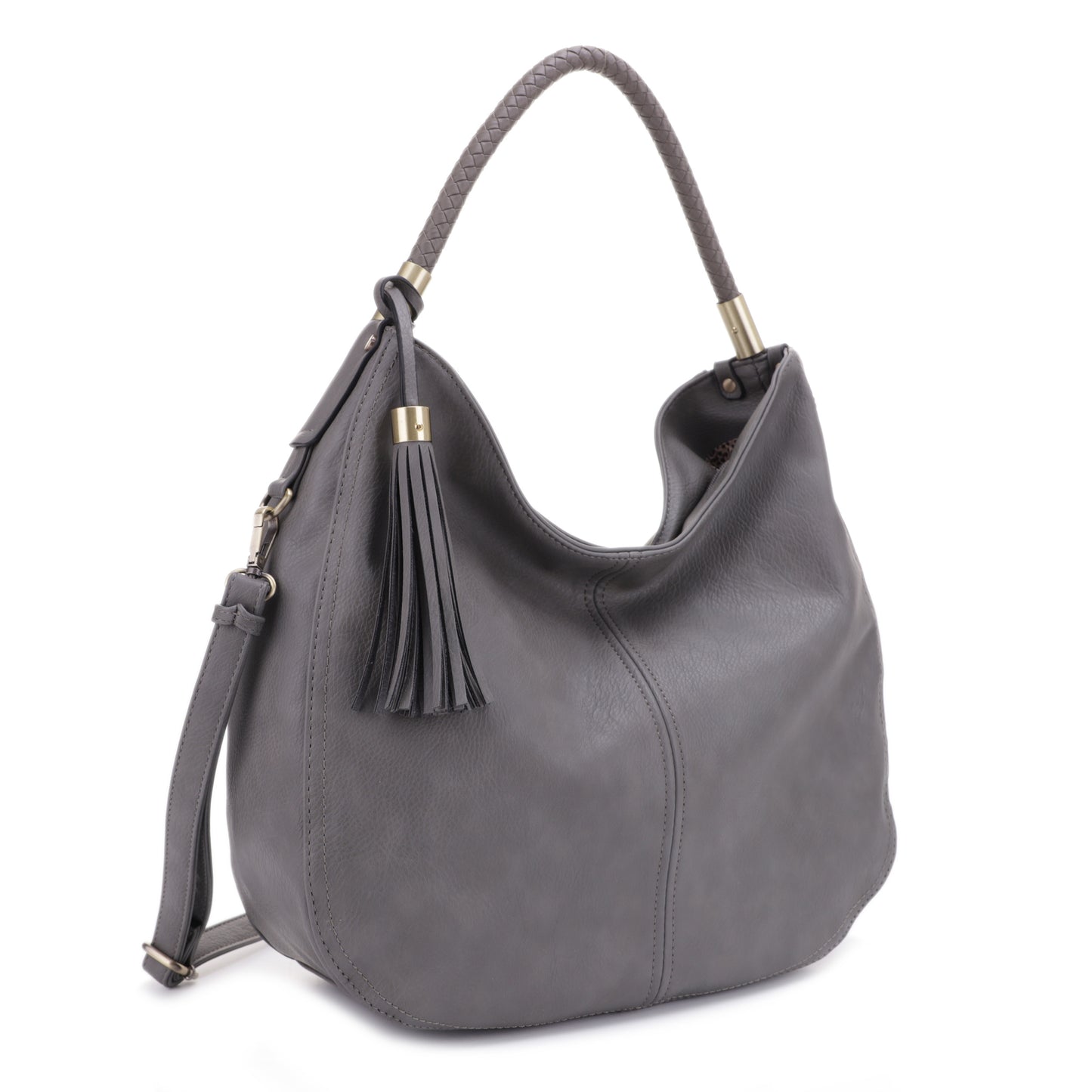 Sienna Concealed Carry Lock and Key Tassel Hobo Shoulder Bag