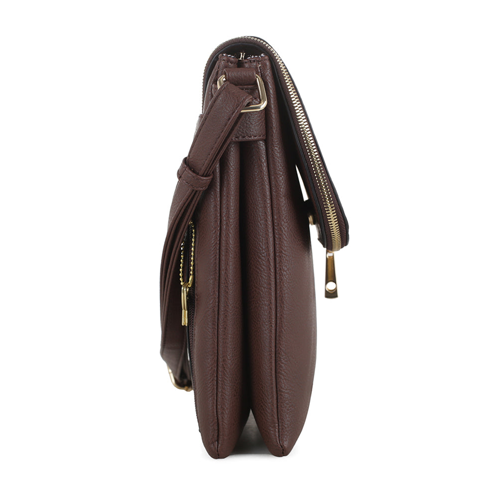 Cheyanne Concealed Carry Crossbody with Lock and Key - JessieJames Handbags