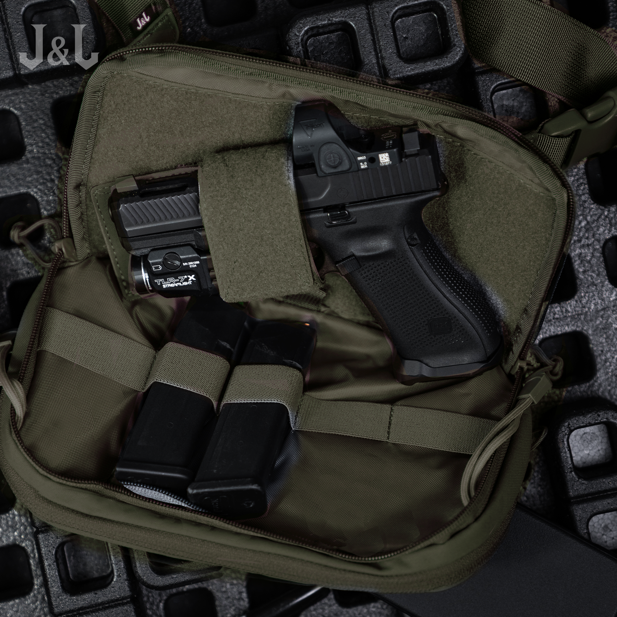 Edgepack CCW Nylon Waist Pack with Quick-Draw Function