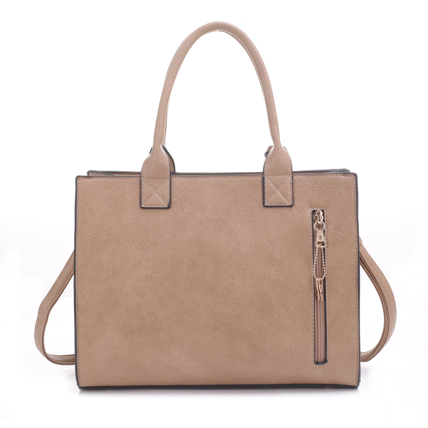 Kate Concealed Carry Lock and Key Satchel with Coin Pouch