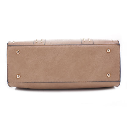 Kate Concealed Carry Lock and Key Satchel with Coin Pouch