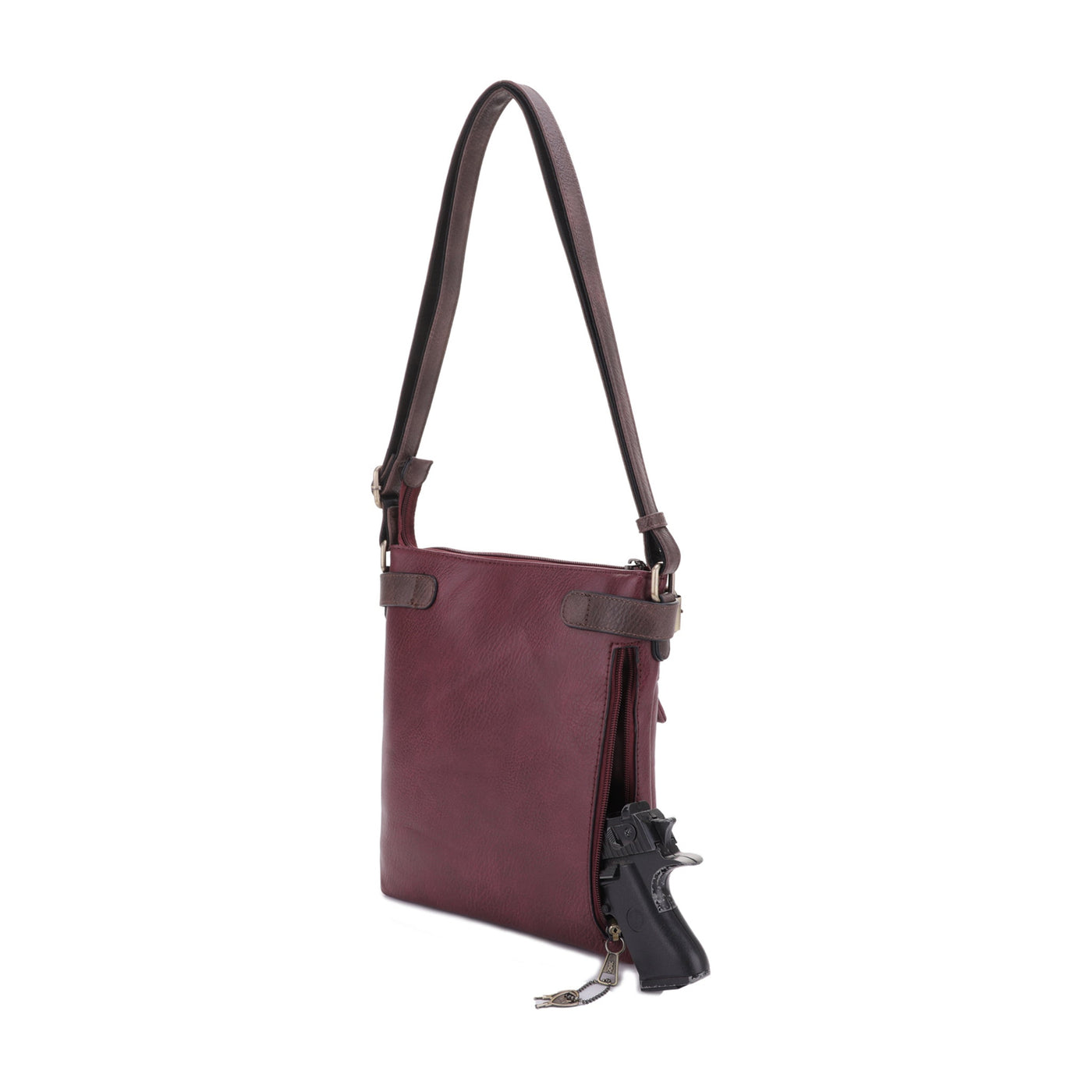 Hannah Concealed Carry Lock and Key Crossbody