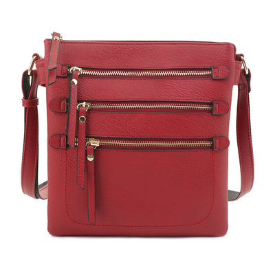 Fioretta Italian Genuine Leather Crossbody Shoulder Bag Handbag For Women