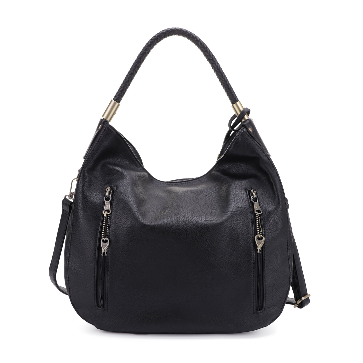 Sienna Concealed Carry Lock and Key Tassel Hobo Shoulder Bag