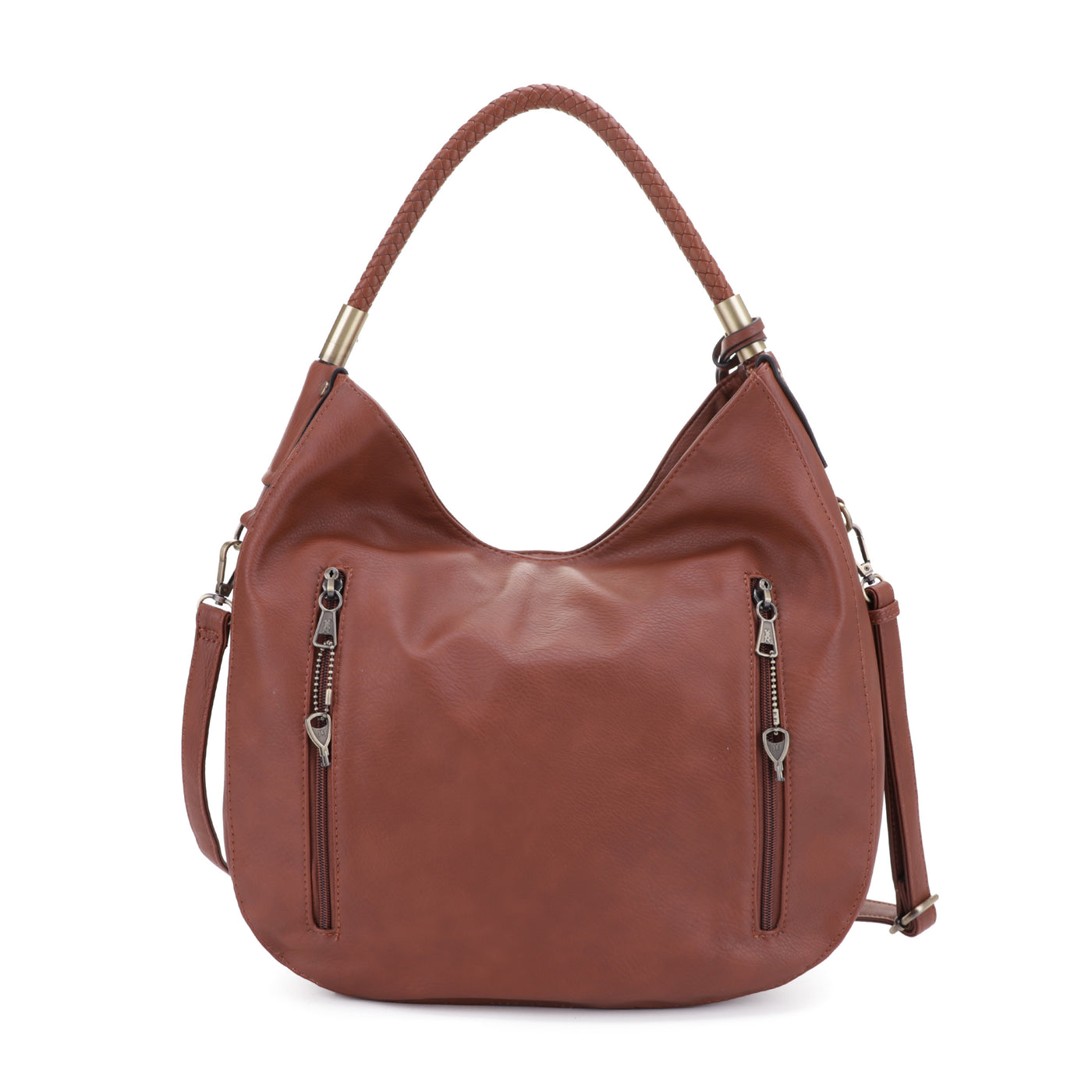 Sienna Concealed Carry Lock and Key Hobo Bag – JessieJames Handbags