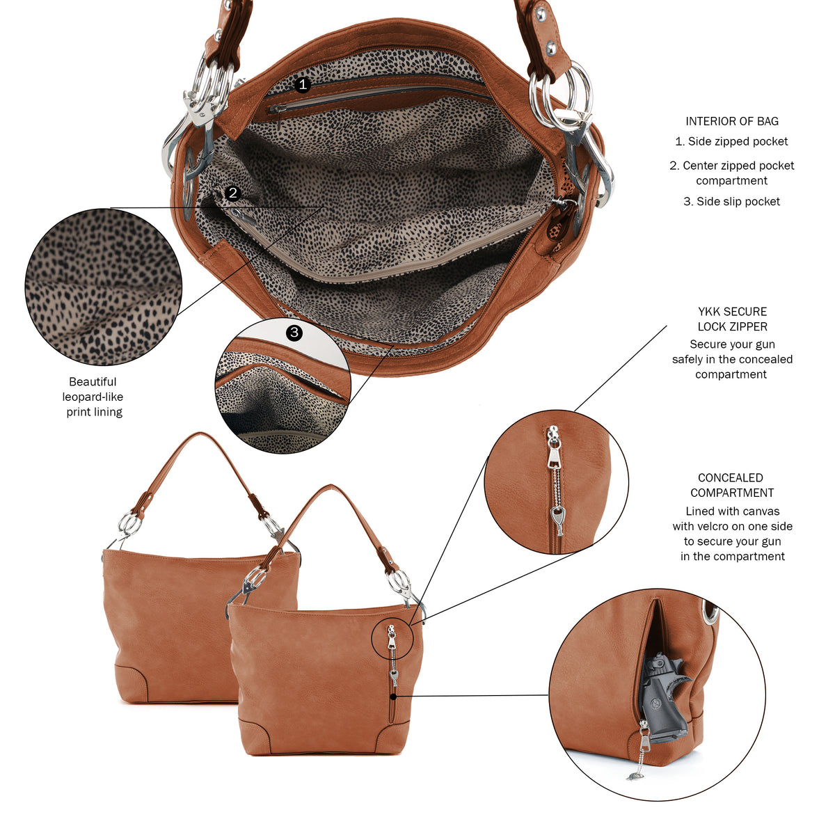 Lydia Key Frame Lydia Lock and Key Hobo Shoulder Bag