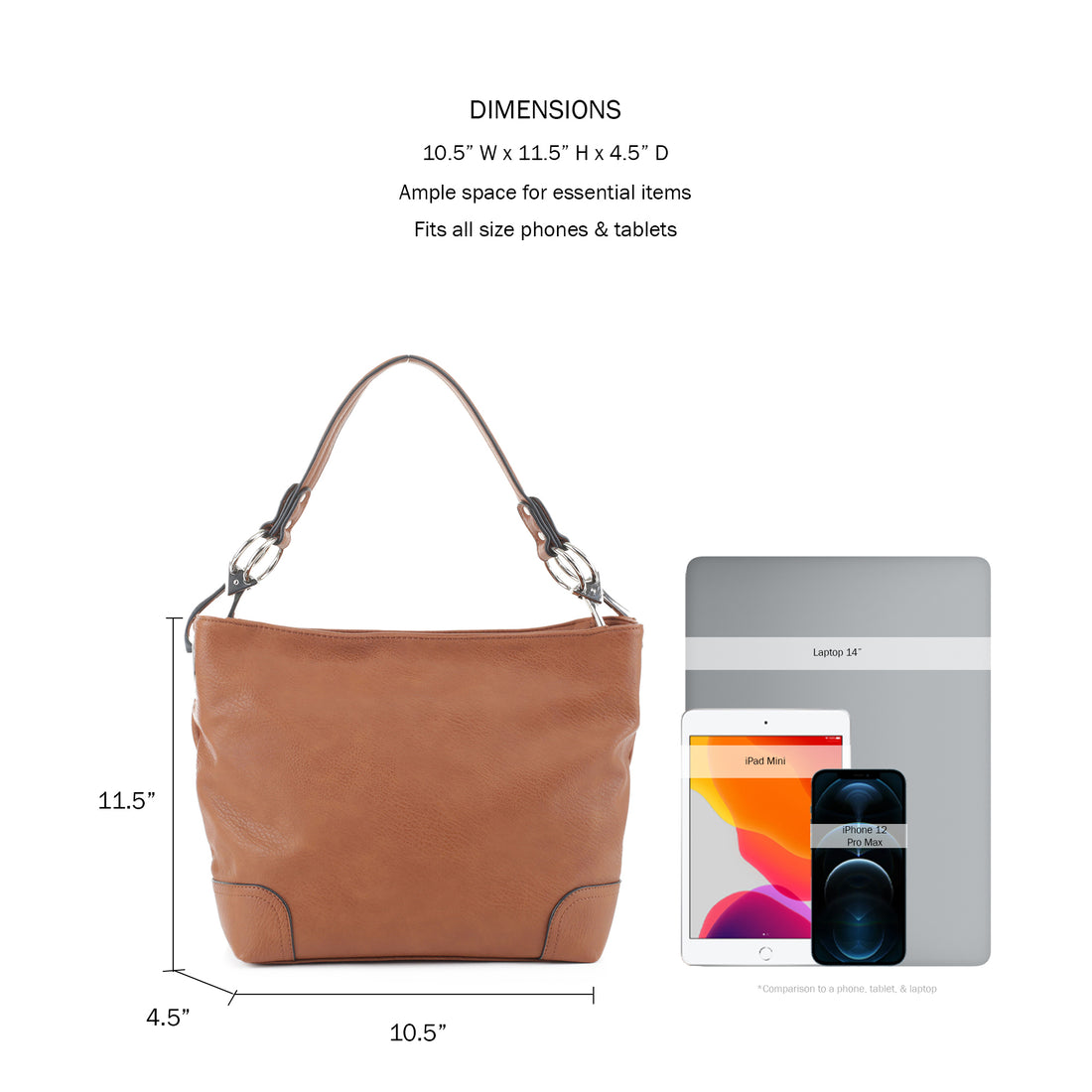Lydia Key Frame Lydia Lock and Key Hobo Shoulder Bag