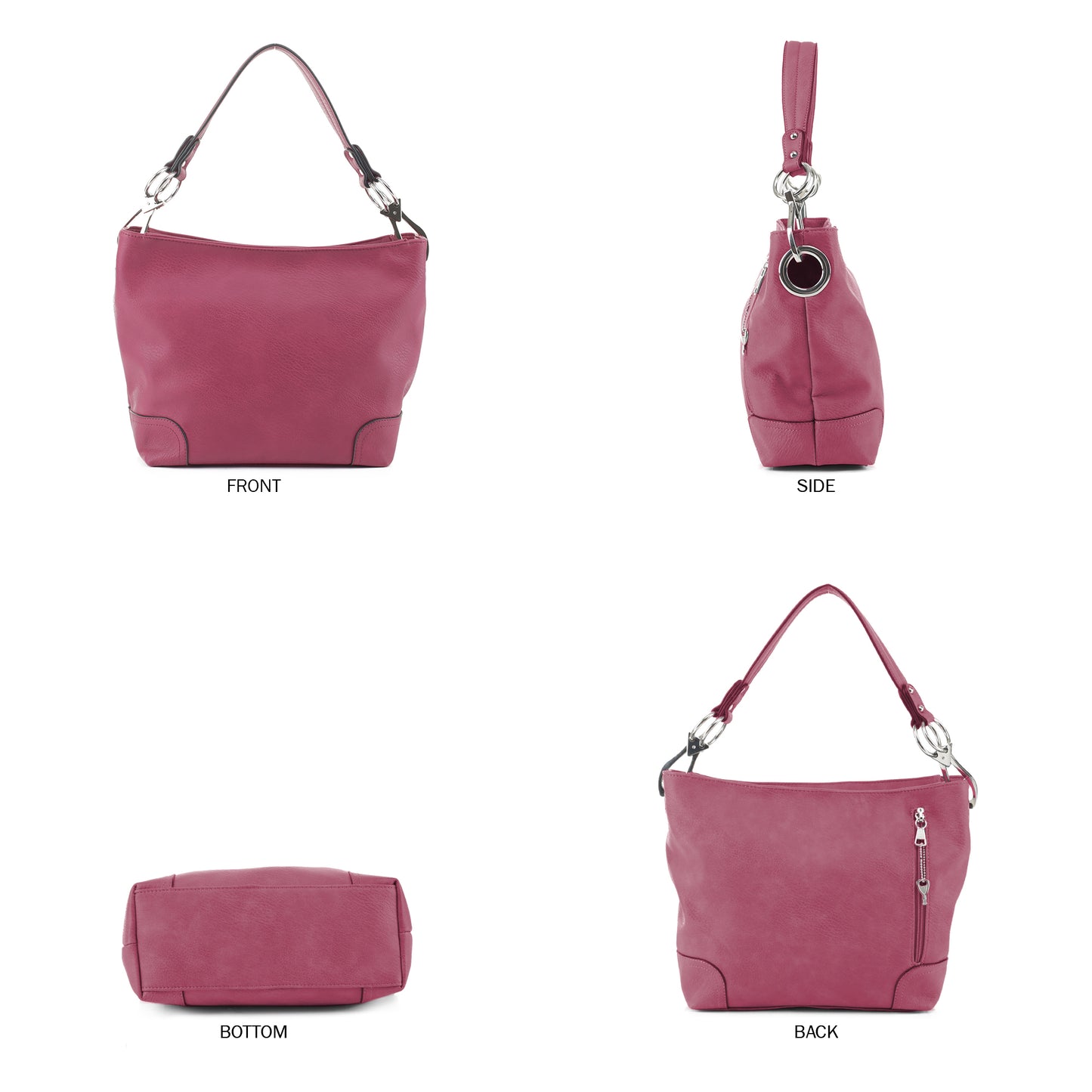 Lydia Lock and Key Hobo Shoulder Bag