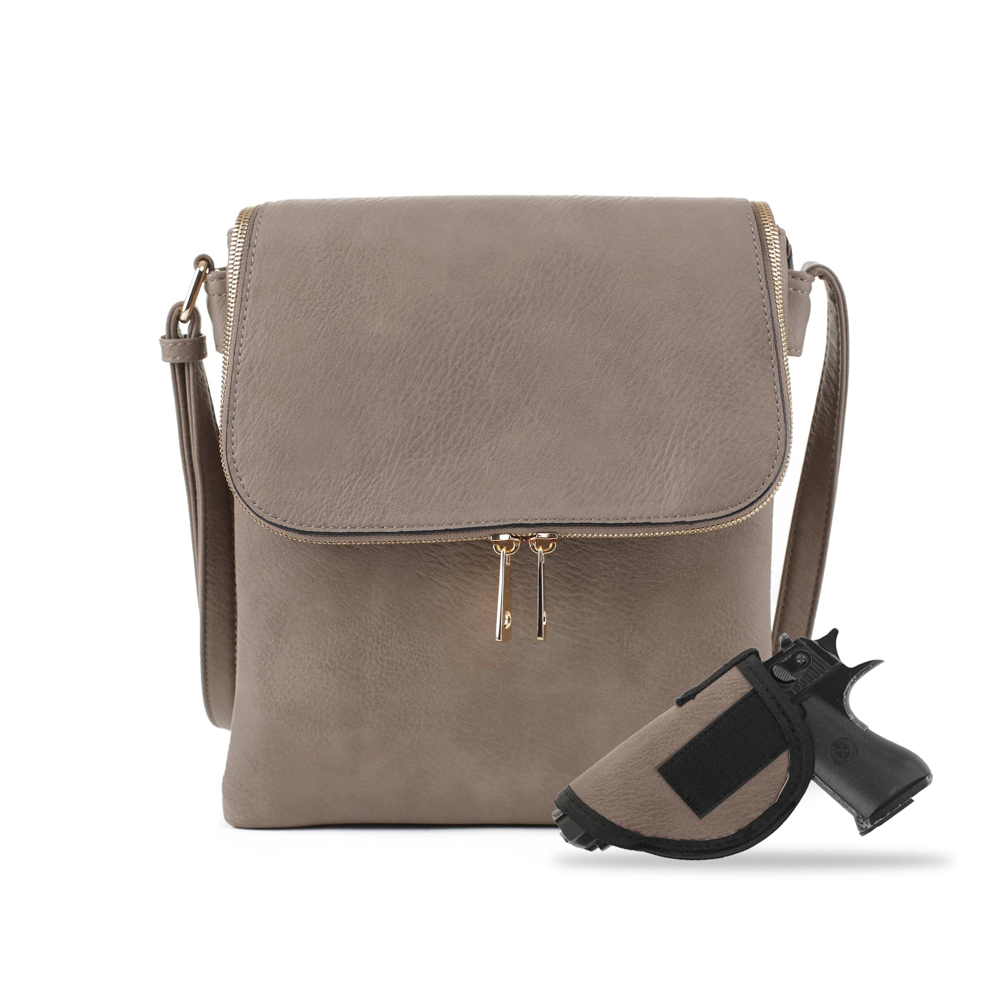 Cheyanne Concealed Carry Crossbody with Lock and Key