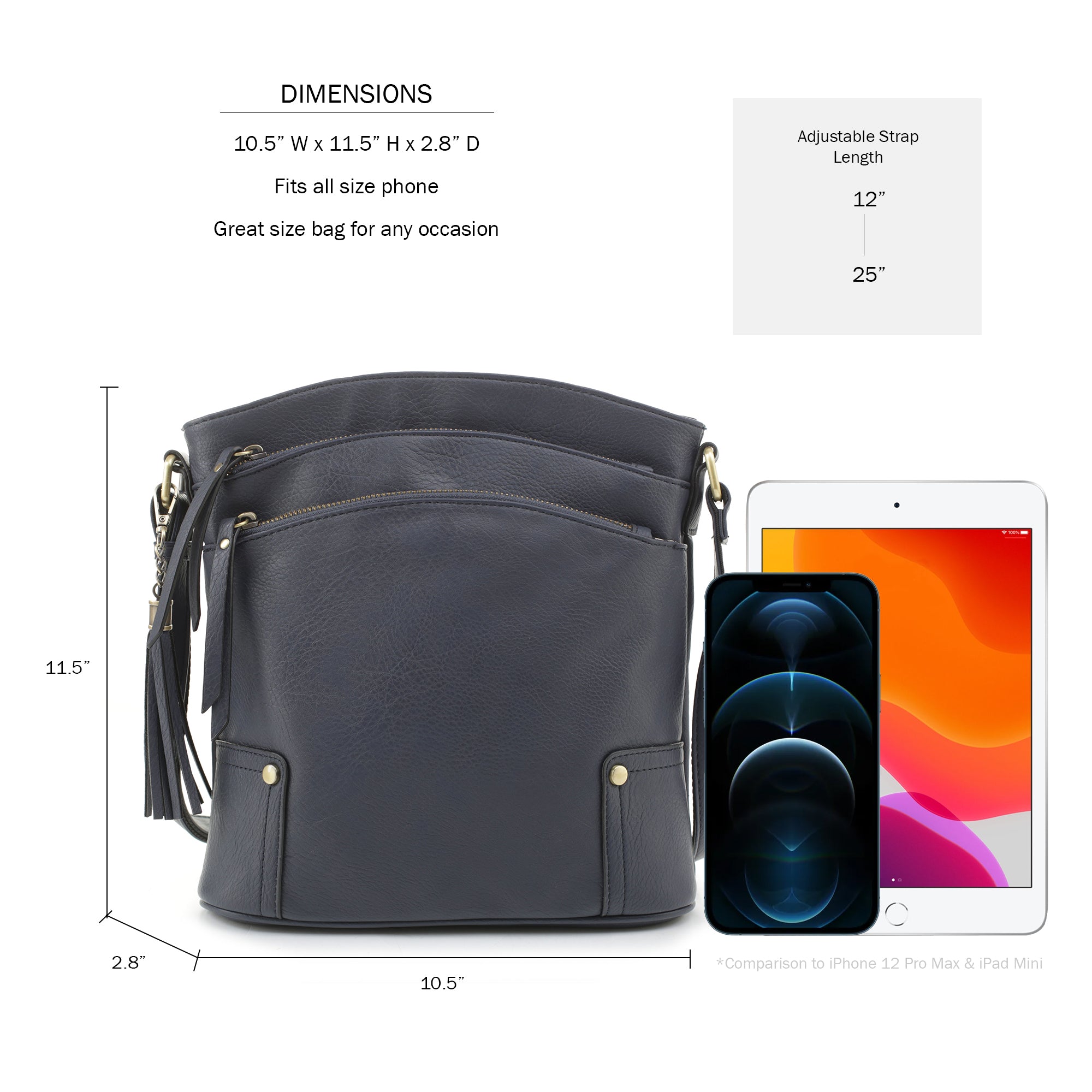 Robin Concealed Carry Lock and Key Crossbody