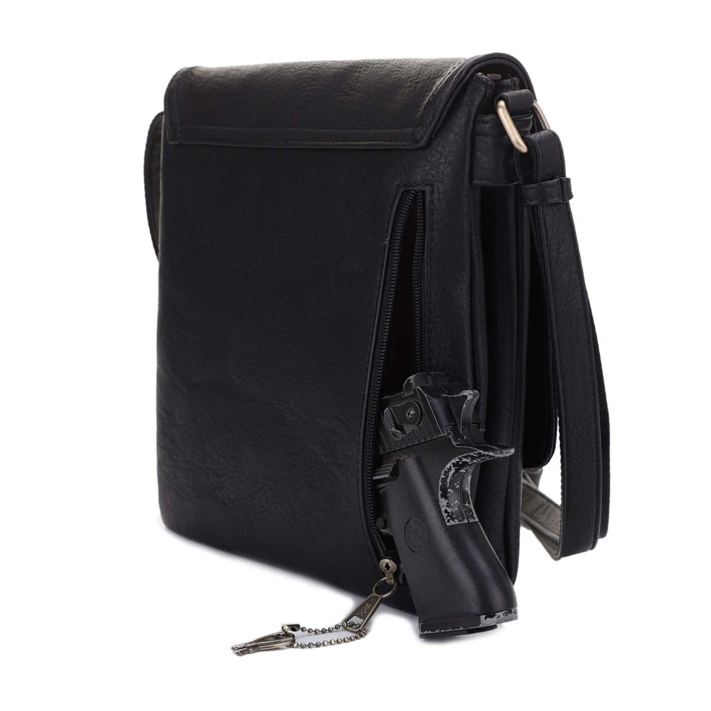 Nora Concealed Carry Lock and Key Crossbody