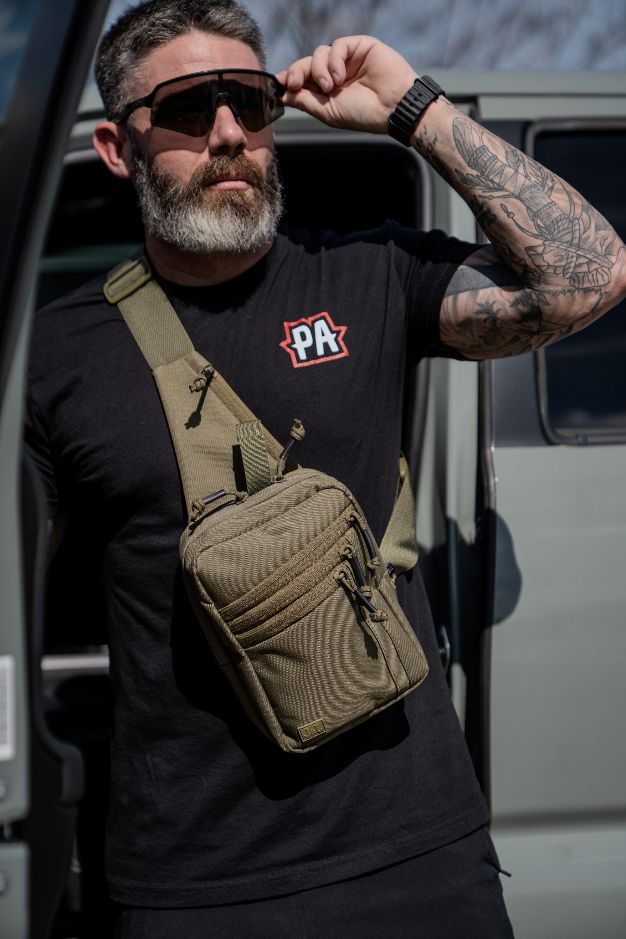 SwiftPack CCW Nylon Sling Bag with Quick-Draw Function