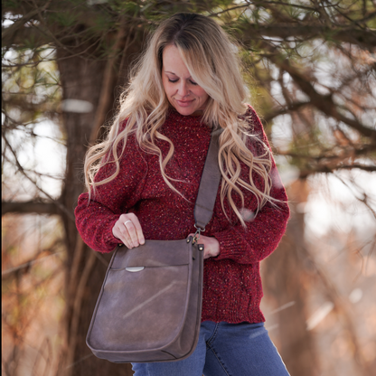 Ava Concealed Lock and Key Crossbody