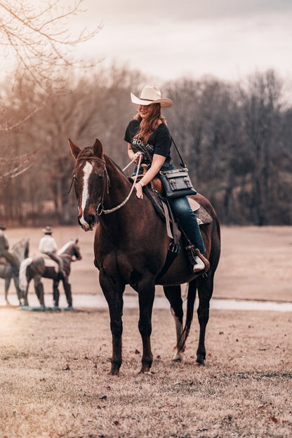 Hannah Concealed Carry Lock and Key Crossbody