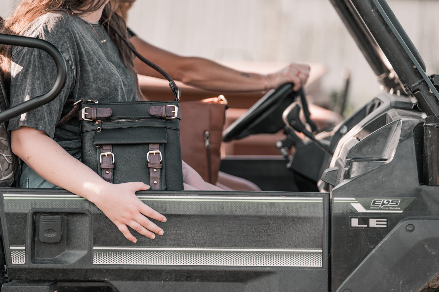 Hannah Concealed Carry Lock and Key Crossbody