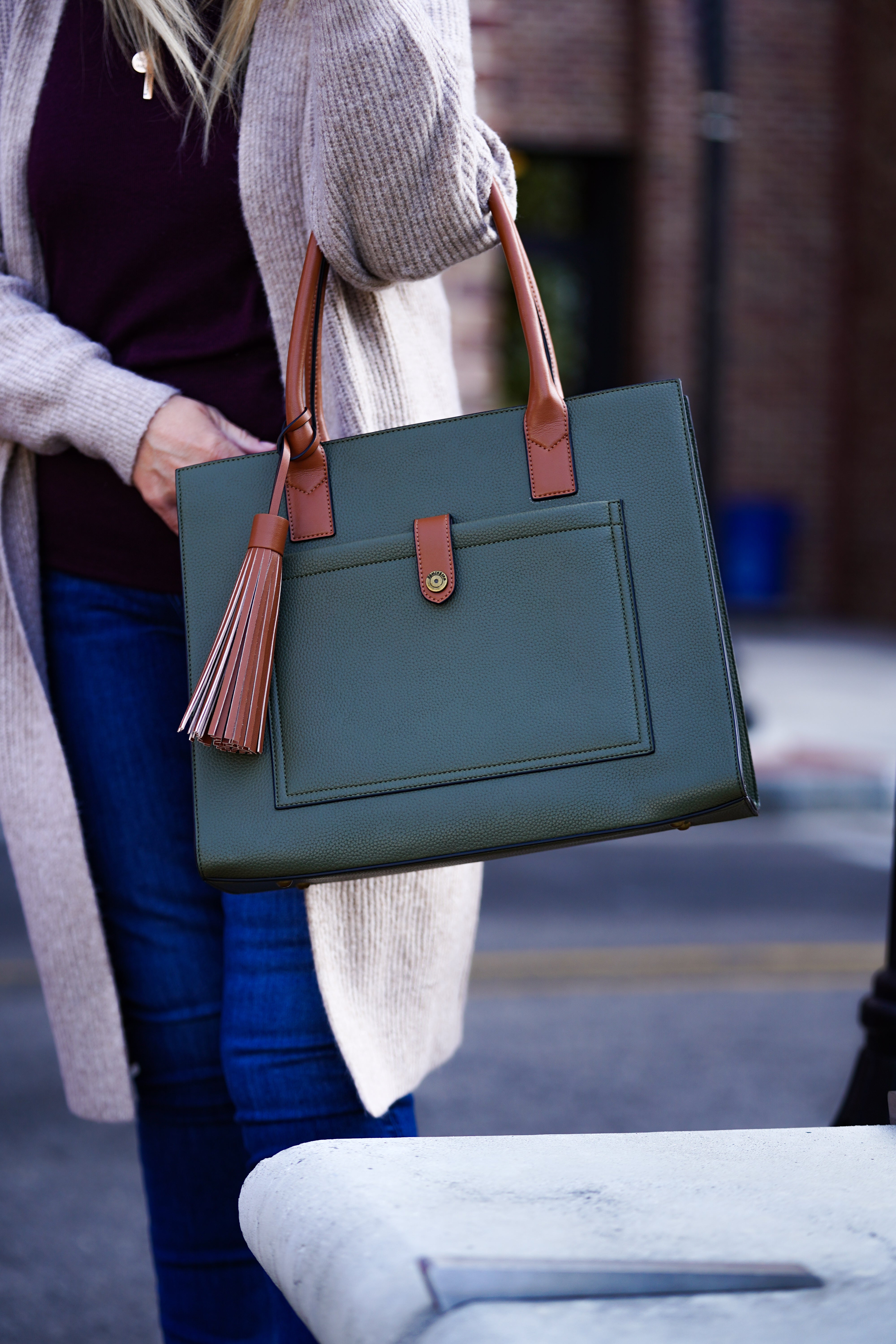 Remington Newport Concealed Carry Leather Tote