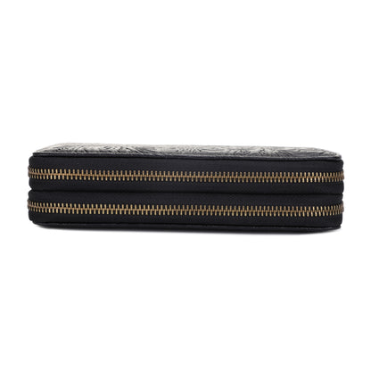 Filly Flora Embossed Wallet with Wrist Strap