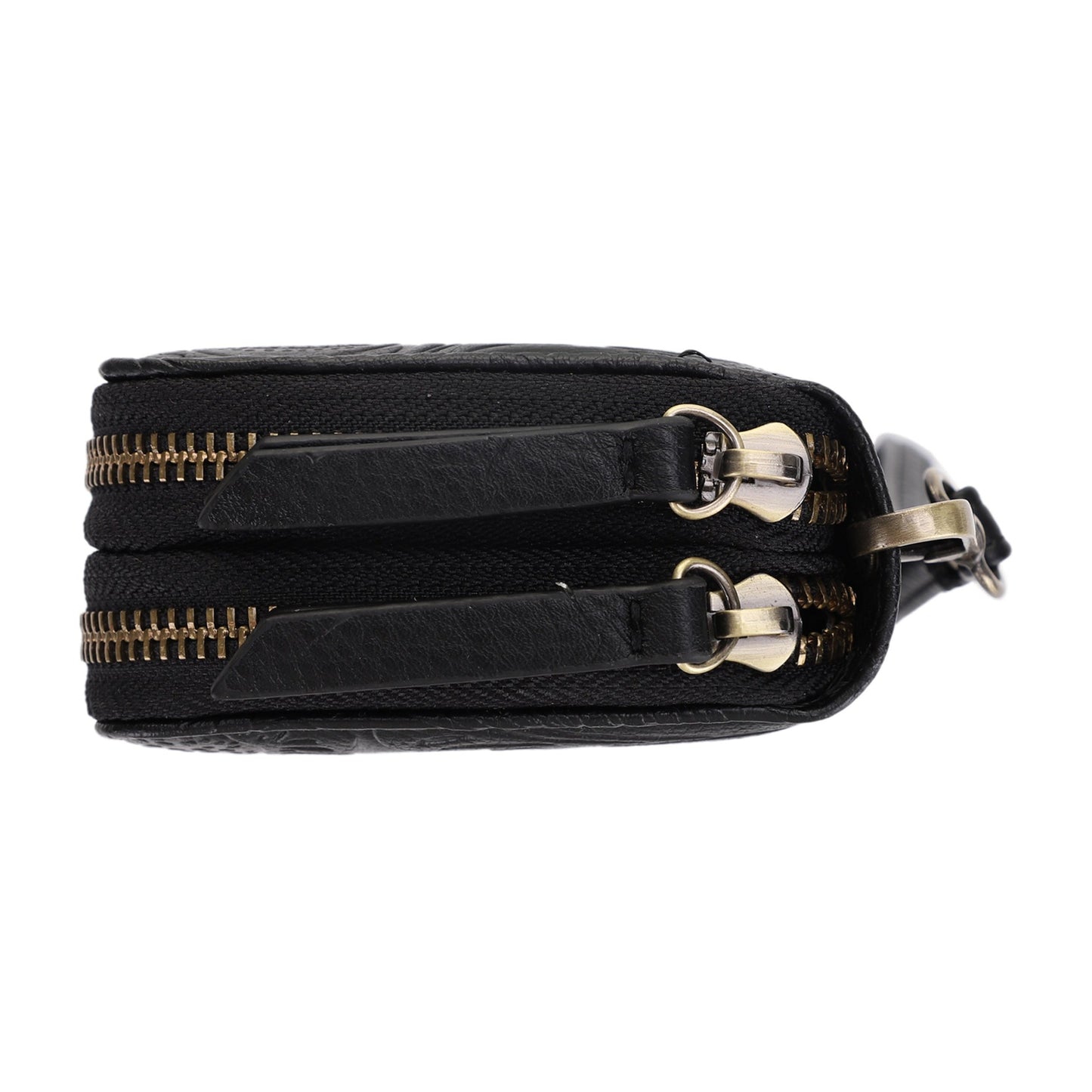 Filly Flora Embossed Wallet with Wrist Strap