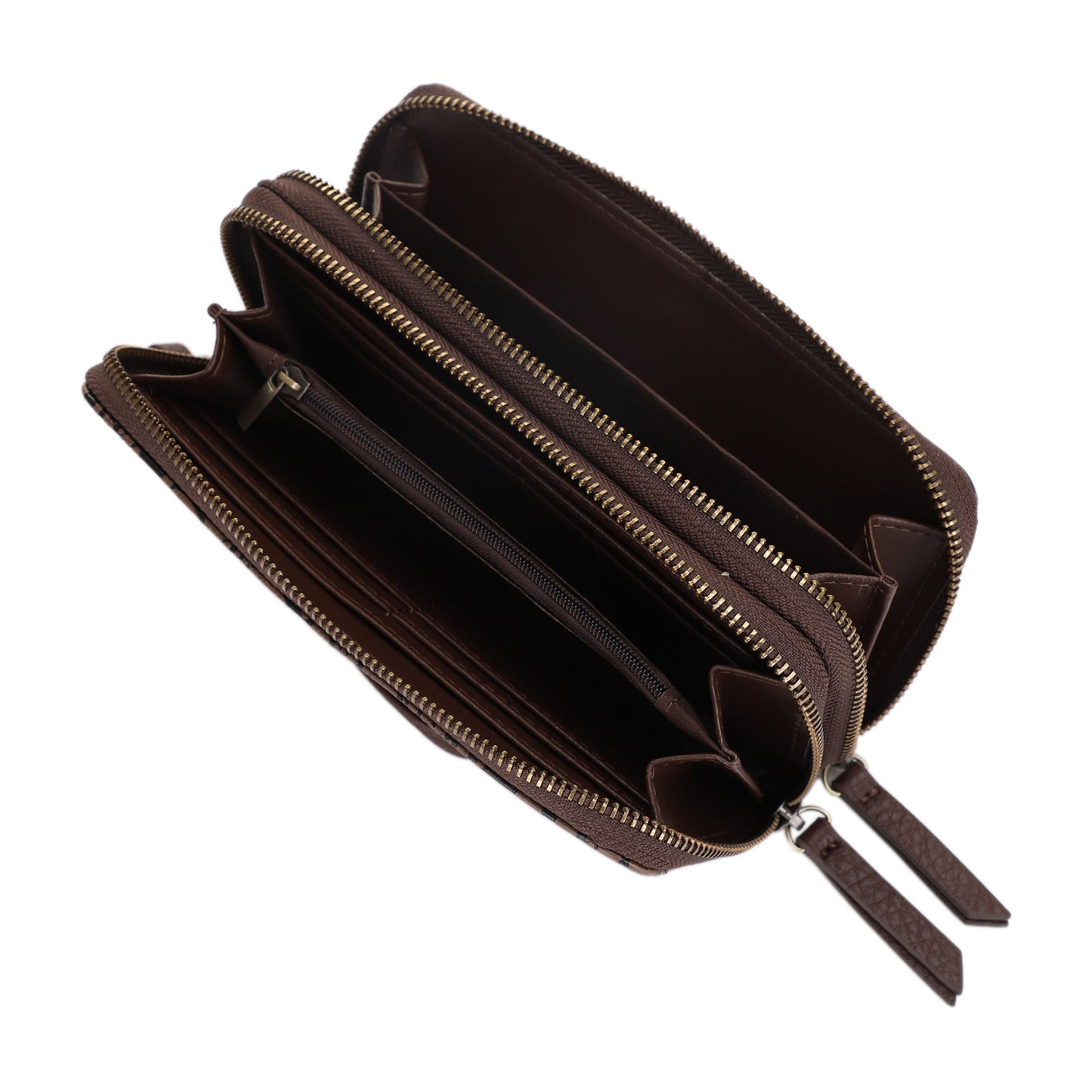 Filly Flora Embossed Wallet with Wrist Strap