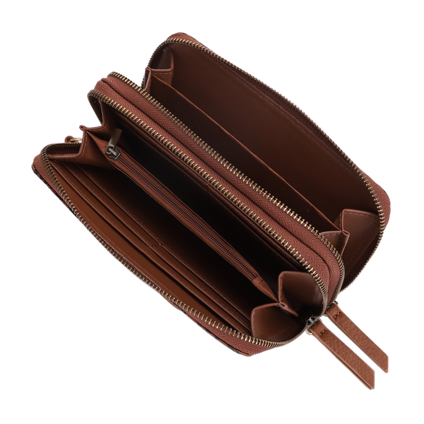 Filly Flora Embossed Wallet with Wrist Strap