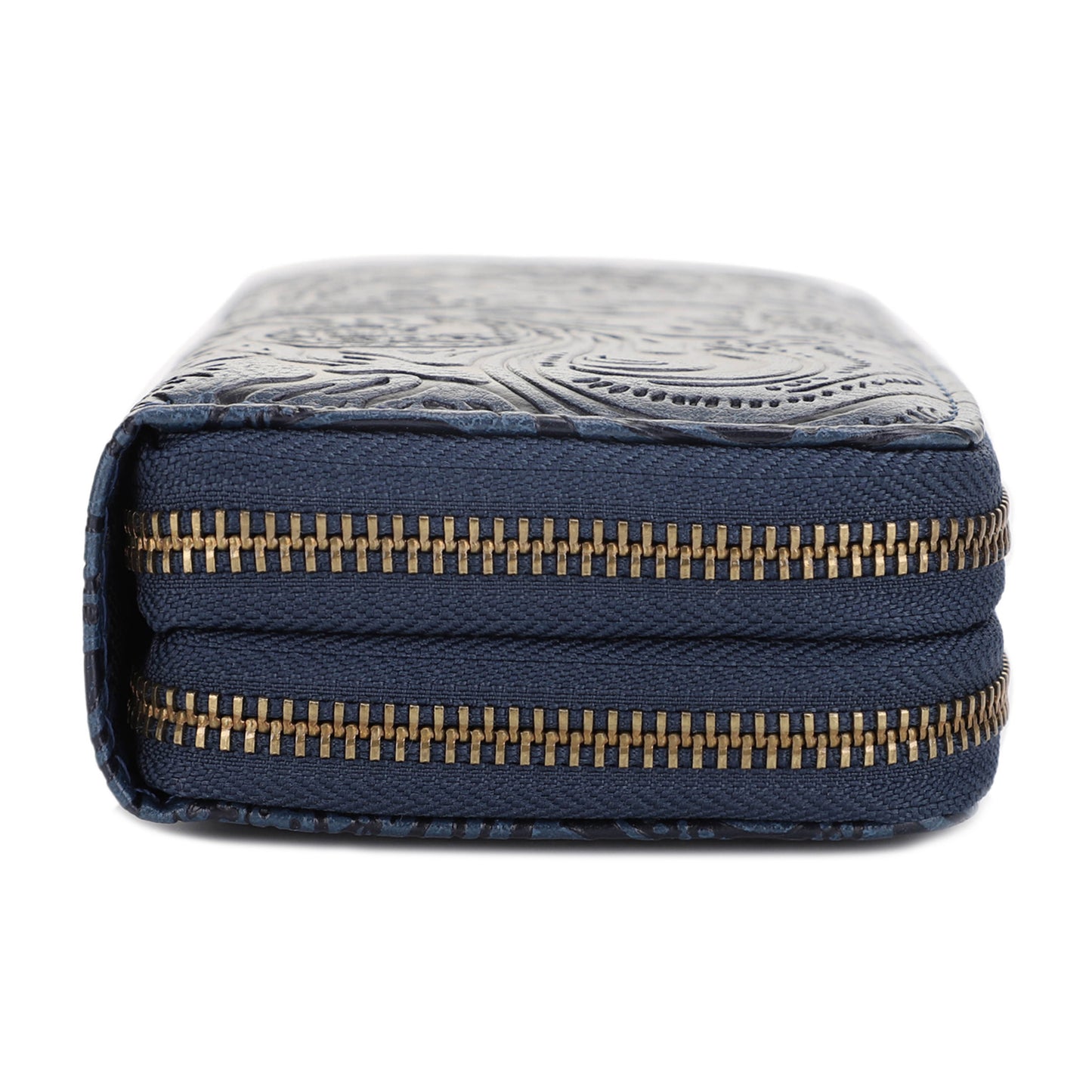 Filly Flora Embossed Wallet with Wrist Strap