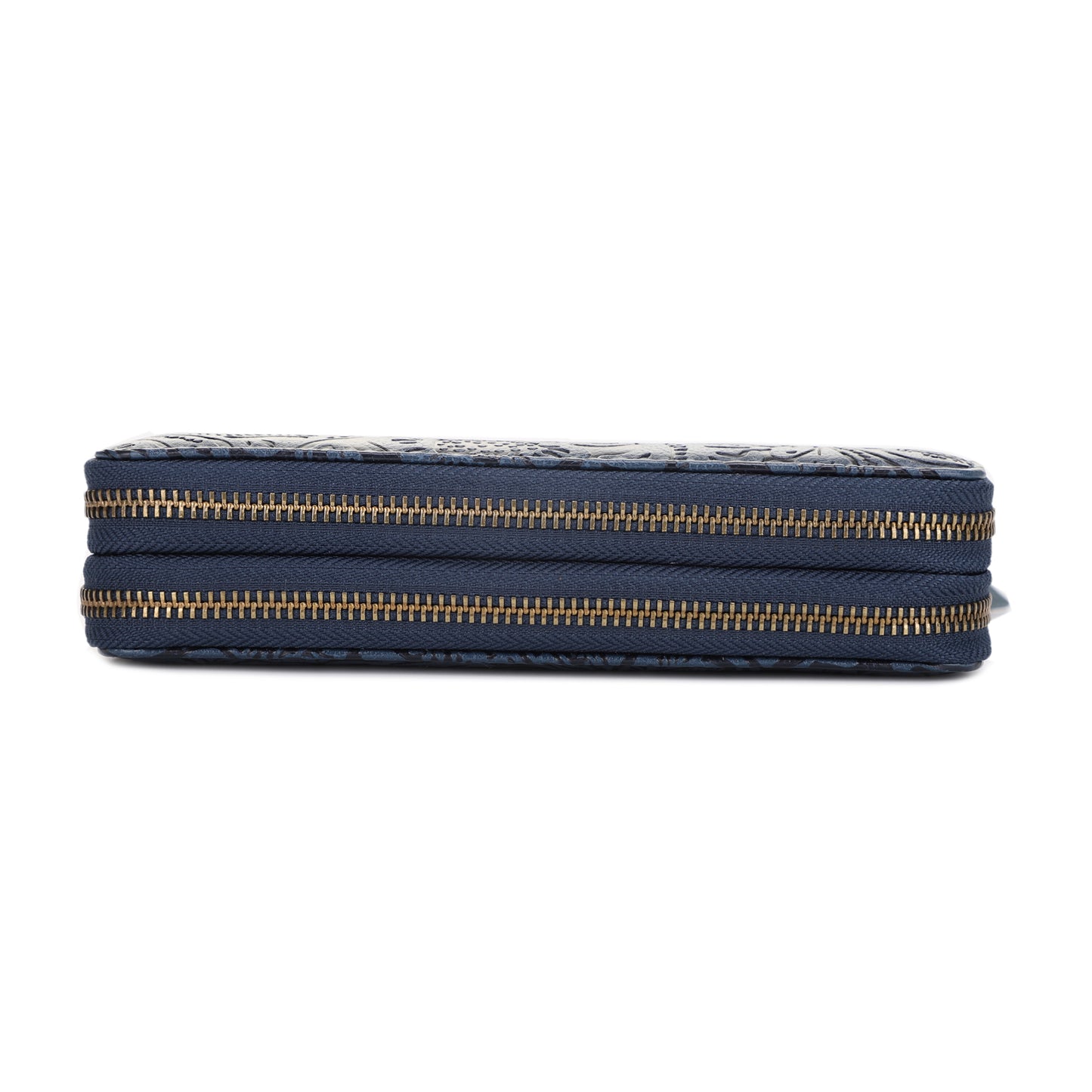 Filly Flora Embossed Wallet with Wrist Strap