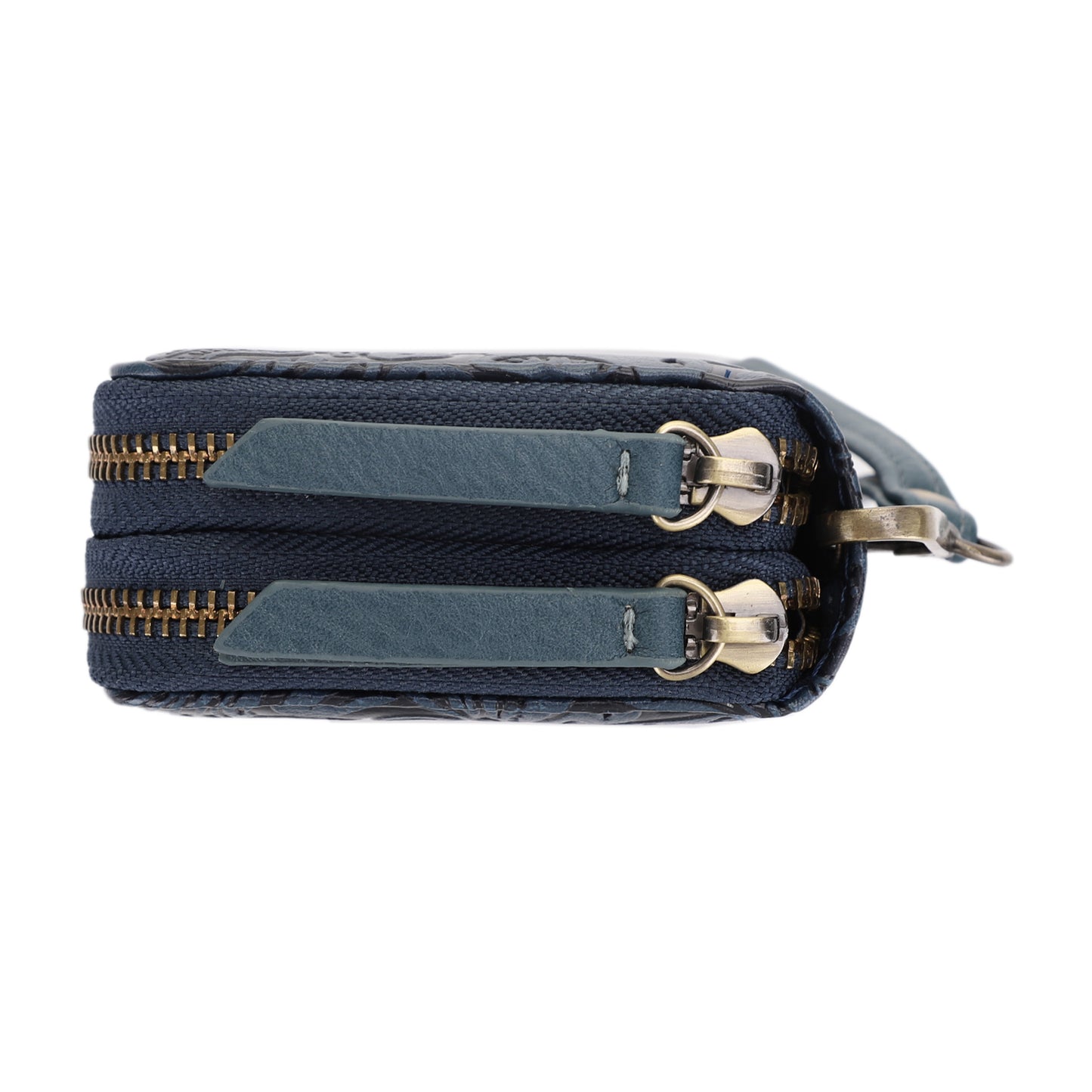 Filly Flora Embossed Wallet with Wrist Strap