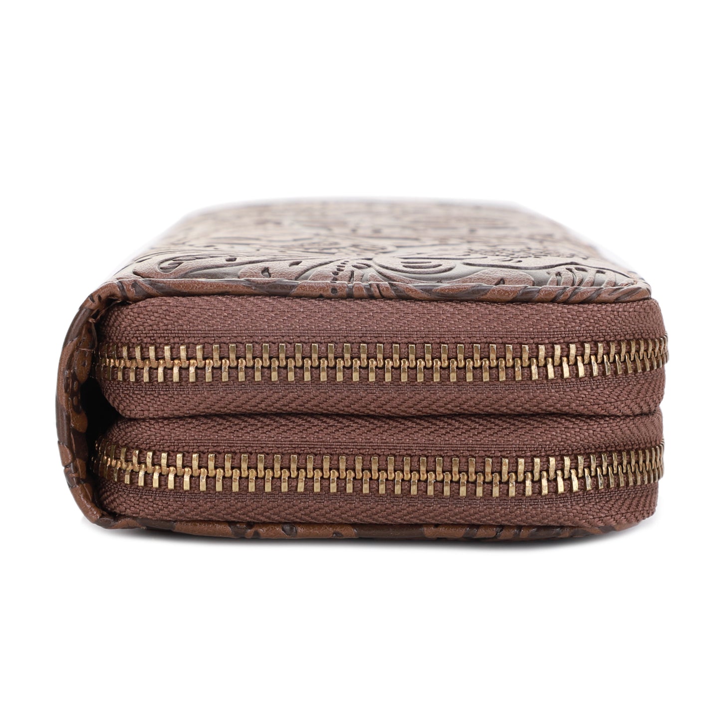 Filly Flora Embossed Wallet with Wrist Strap