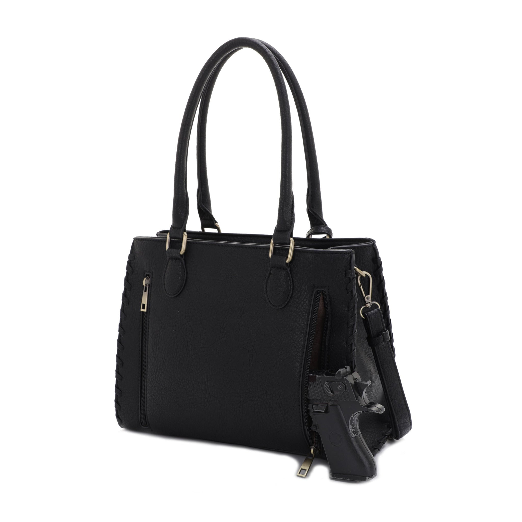 Lioness Concealed Carry Satchel Bag with Tassel